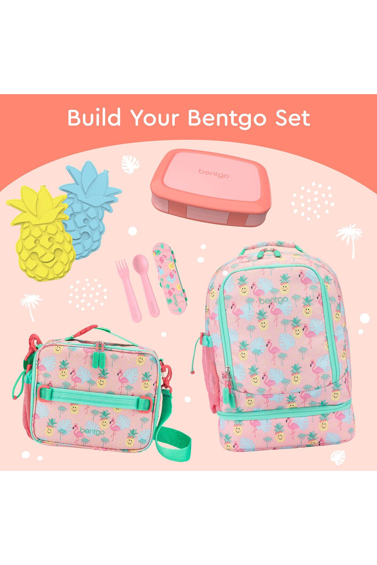 Bentgo-- Kids Colour 5 Compartment Lunchbox - Blue 8