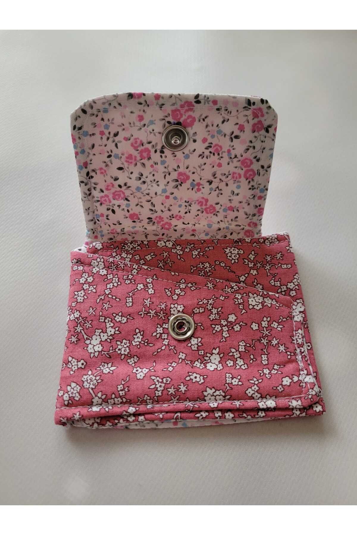 Kız Kardeşlerin Atölyesi-Mini Wallet, Mini Card Holder, Floral Wallet, New Year's Gift, New Year's Gift, Floral Card Holder 2