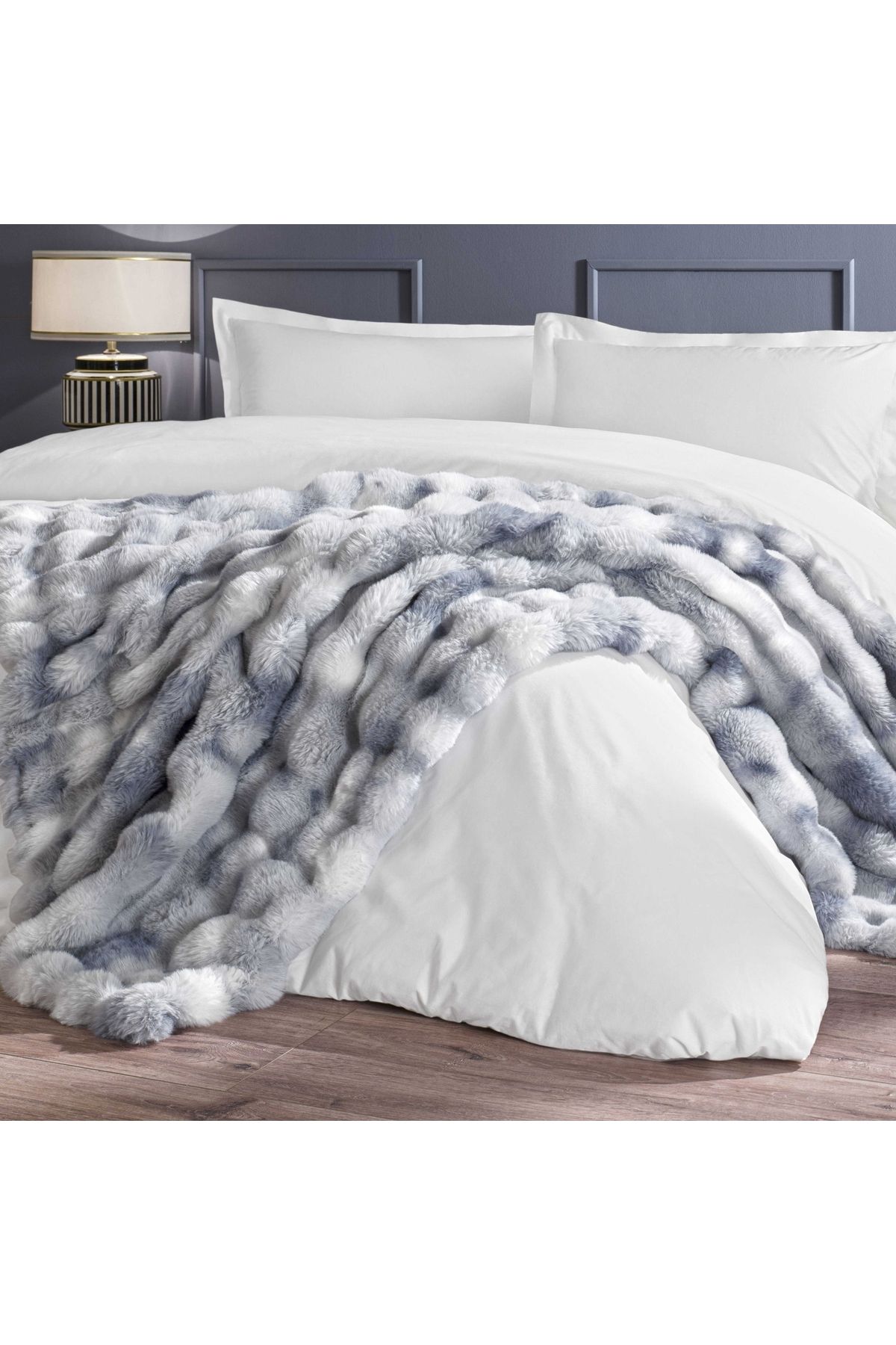 پتوی یک نفره خاکستری یتو Cozynest پرتاب اورجینال  Linens