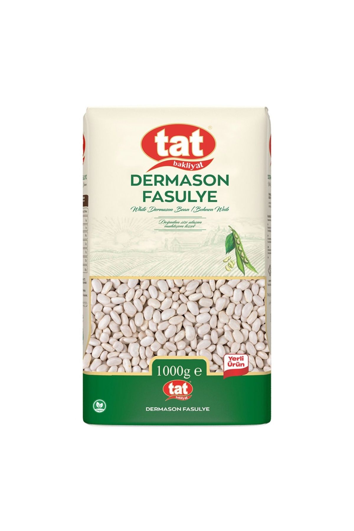 Tat Bakliyat Dermason Fasulye 1000 Gr Paket (5 Adet)