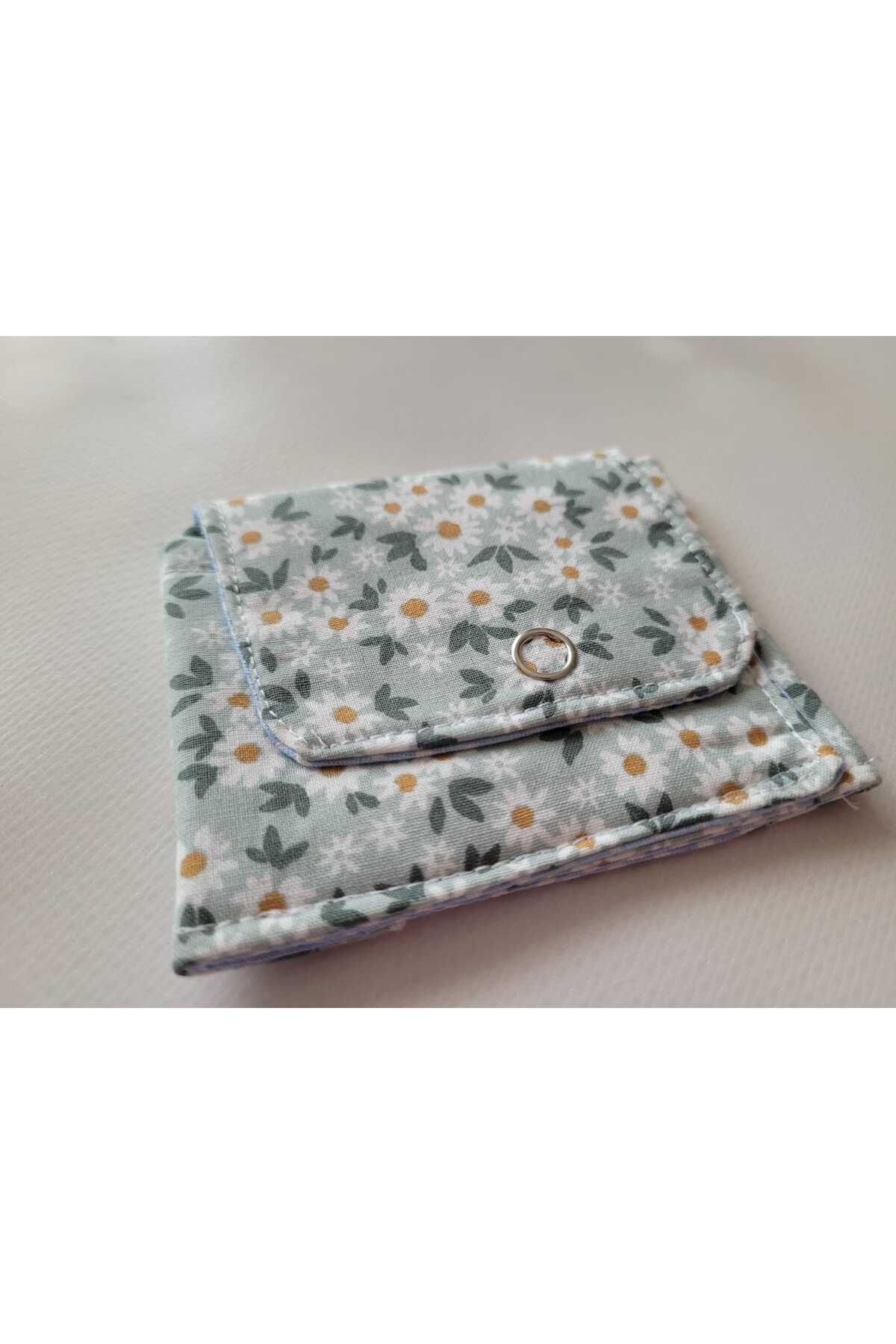 Kız Kardeşlerin Atölyesi-Mini Wallet, Mini Card Holder, Floral Wallet, New Year's Gift, New Year's Gift, Floral Card Holder 1