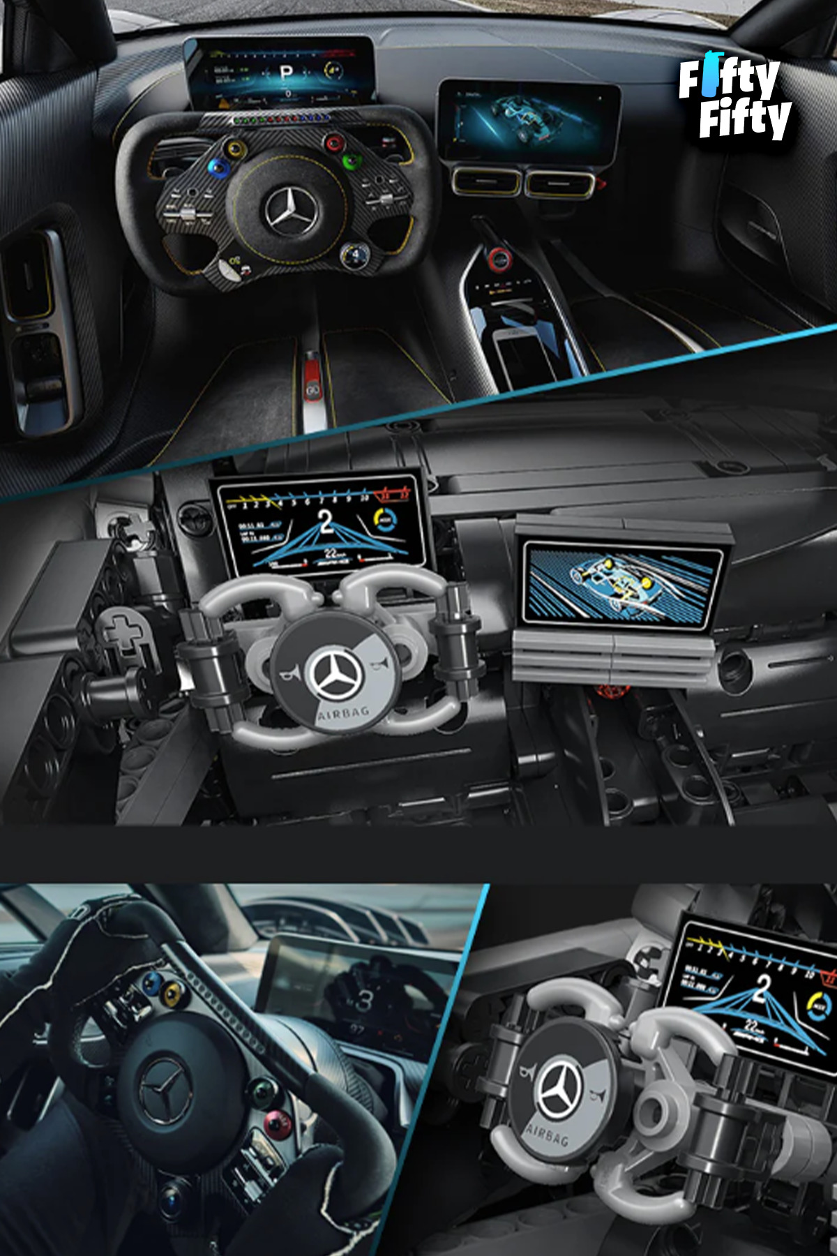 کادا مرسدس AMG One – C61503W (۳۲۹۵ قطعه) مجموعه ساخت اسباب‌بازی حرفه‌ای