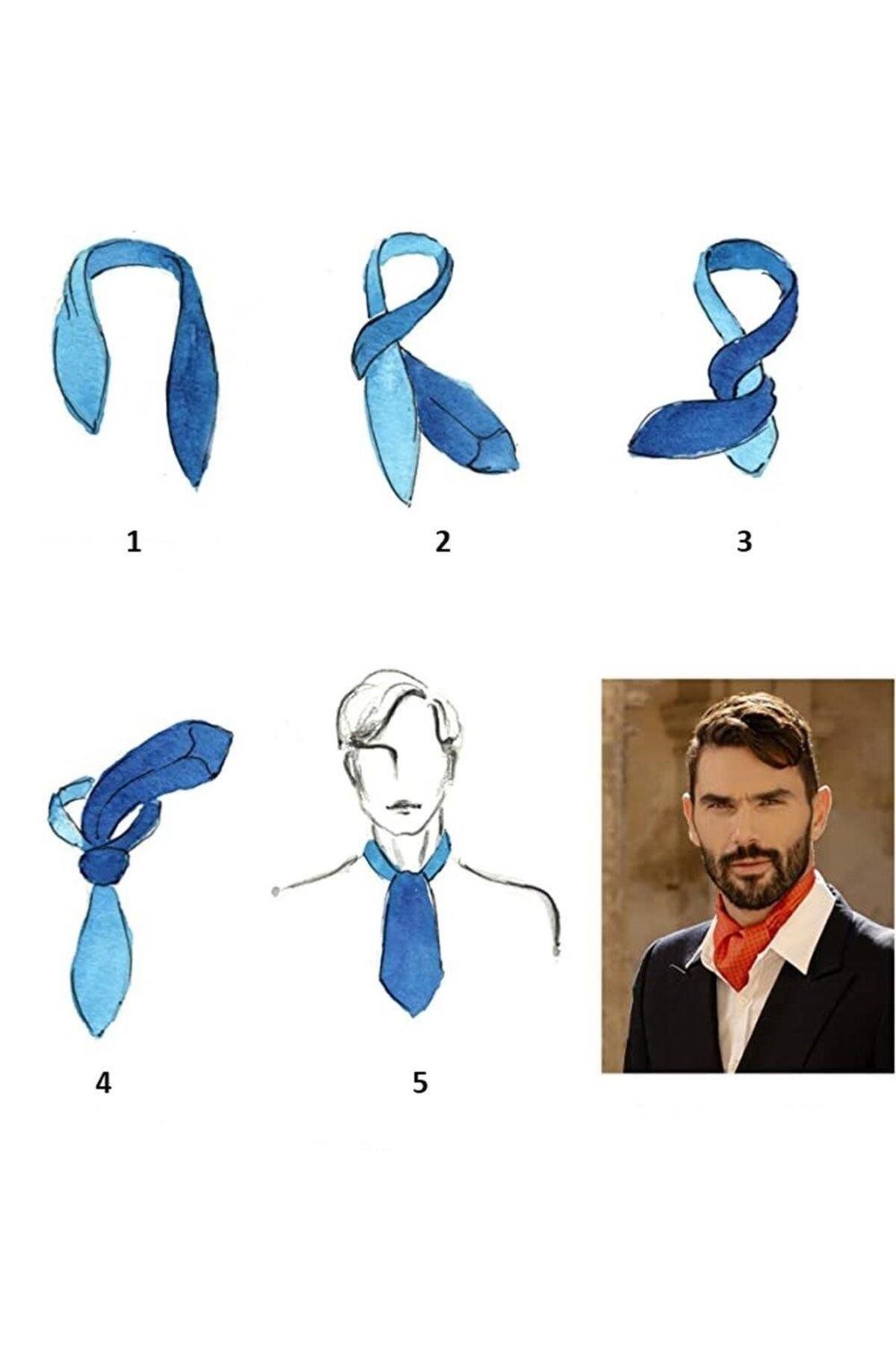 COOLMENCLUB-Ascot Tie Scarf 3