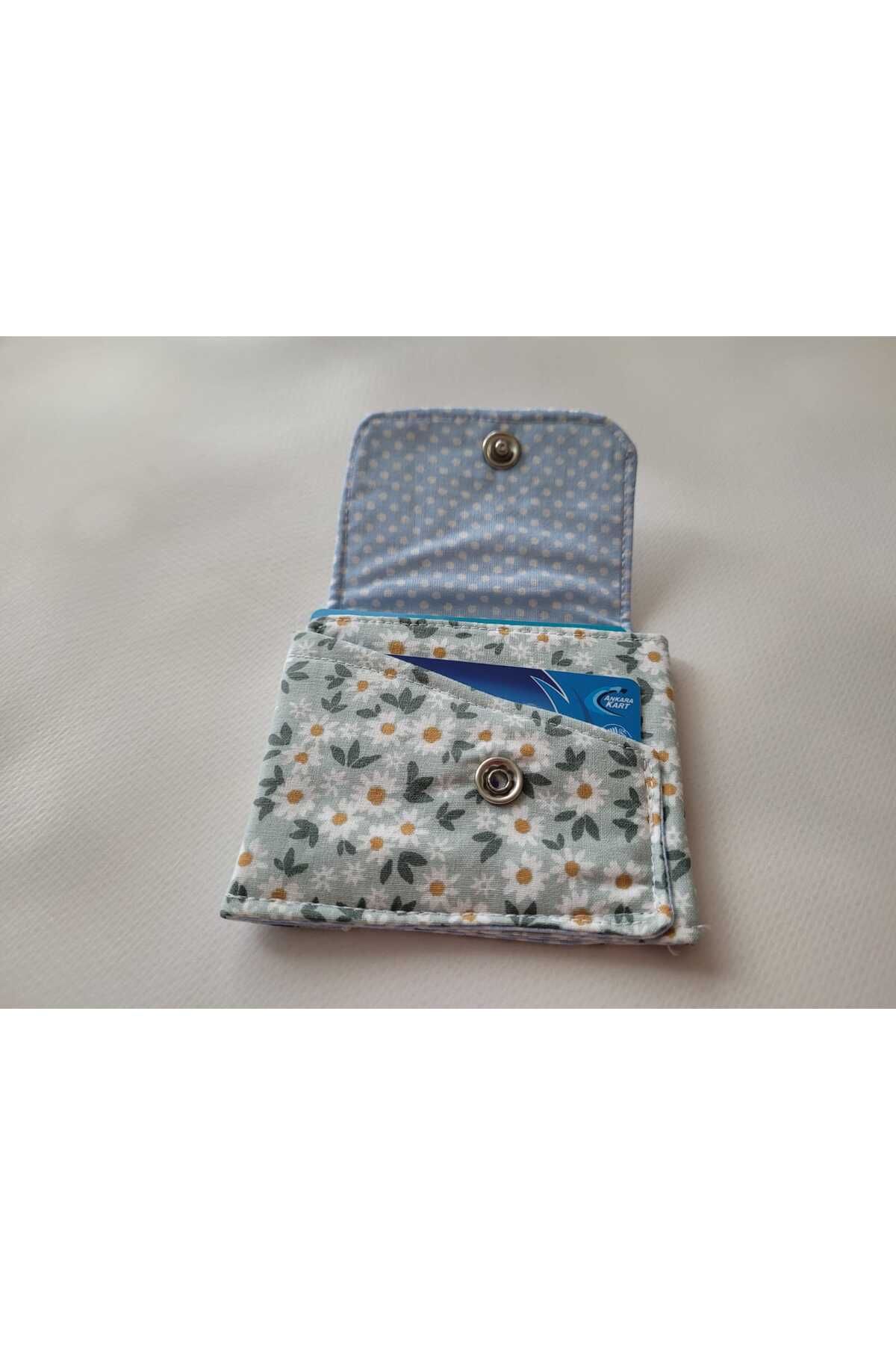 Kız Kardeşlerin Atölyesi-Mini Wallet, Mini Card Holder, Floral Wallet, New Year's Gift, New Year's Gift, Floral Card Holder 2