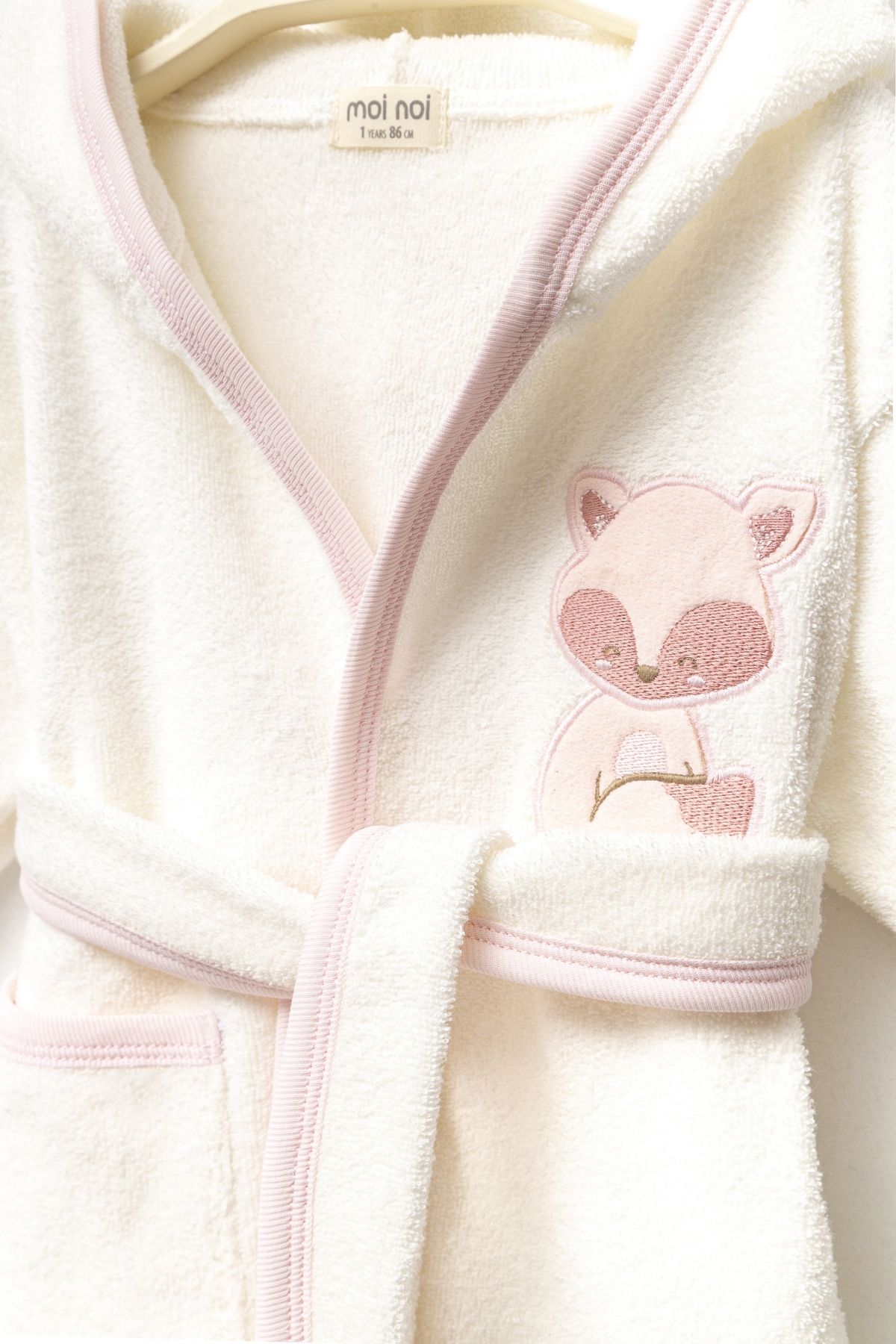 VaVbaby-Soft Towel Bathrobe - Baby Fox Set of 4 5