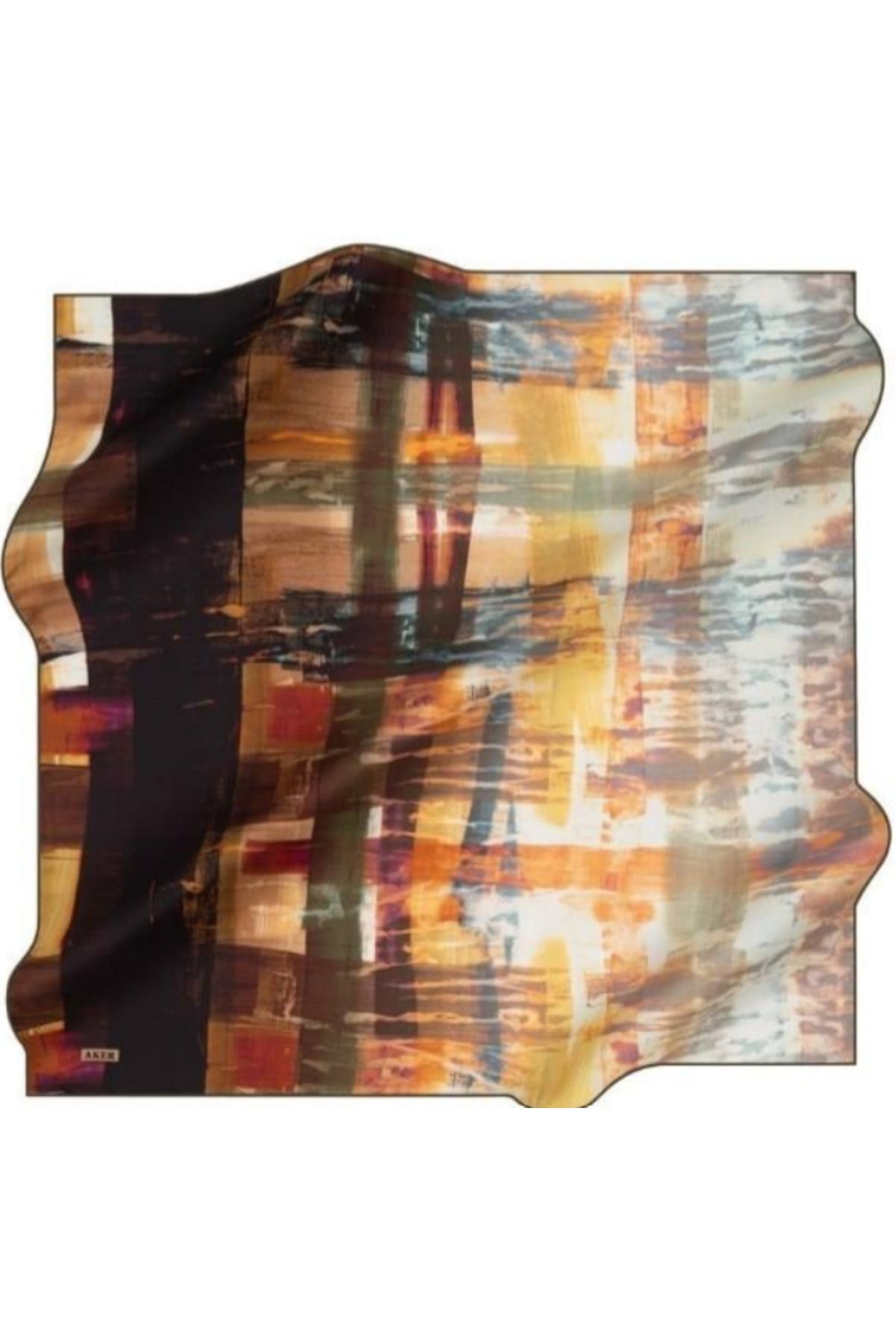 Aker-Tivil Silk Scarf 38670 Green Mixed Pattern 8336713 -953 1