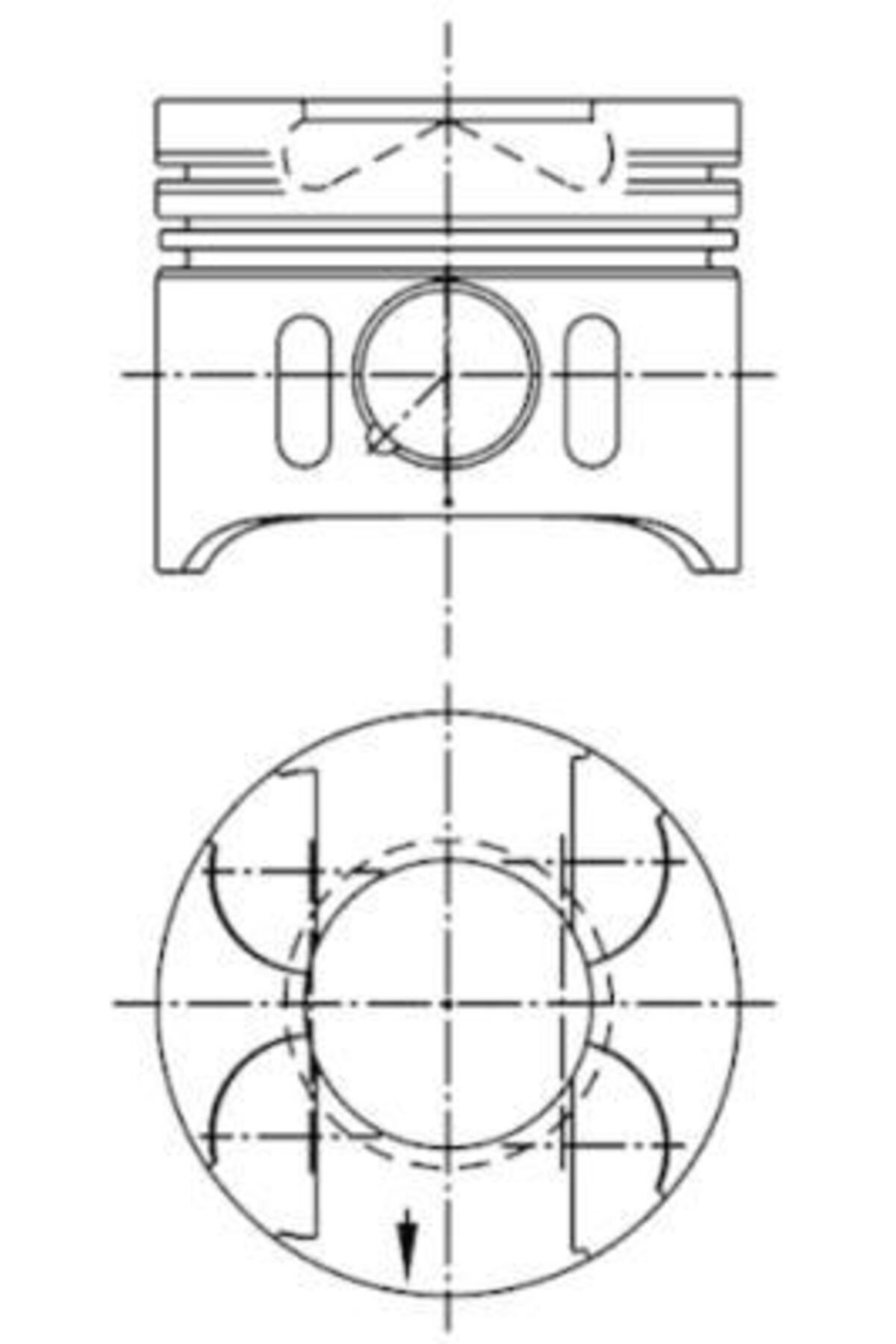 KOLBEN PISTON SEGMAN STD 88.00mm MERCEDES OM611 OM612 OM613 W203 W210 W163 W220 W638 B901 B905 Euro 3