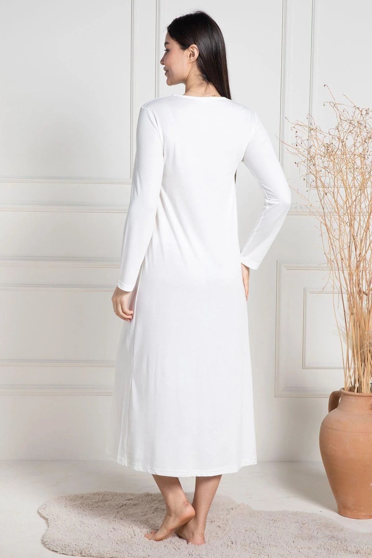 by İGP-Maternity Maternity Dressing Gown Raised Nightgown Set 6