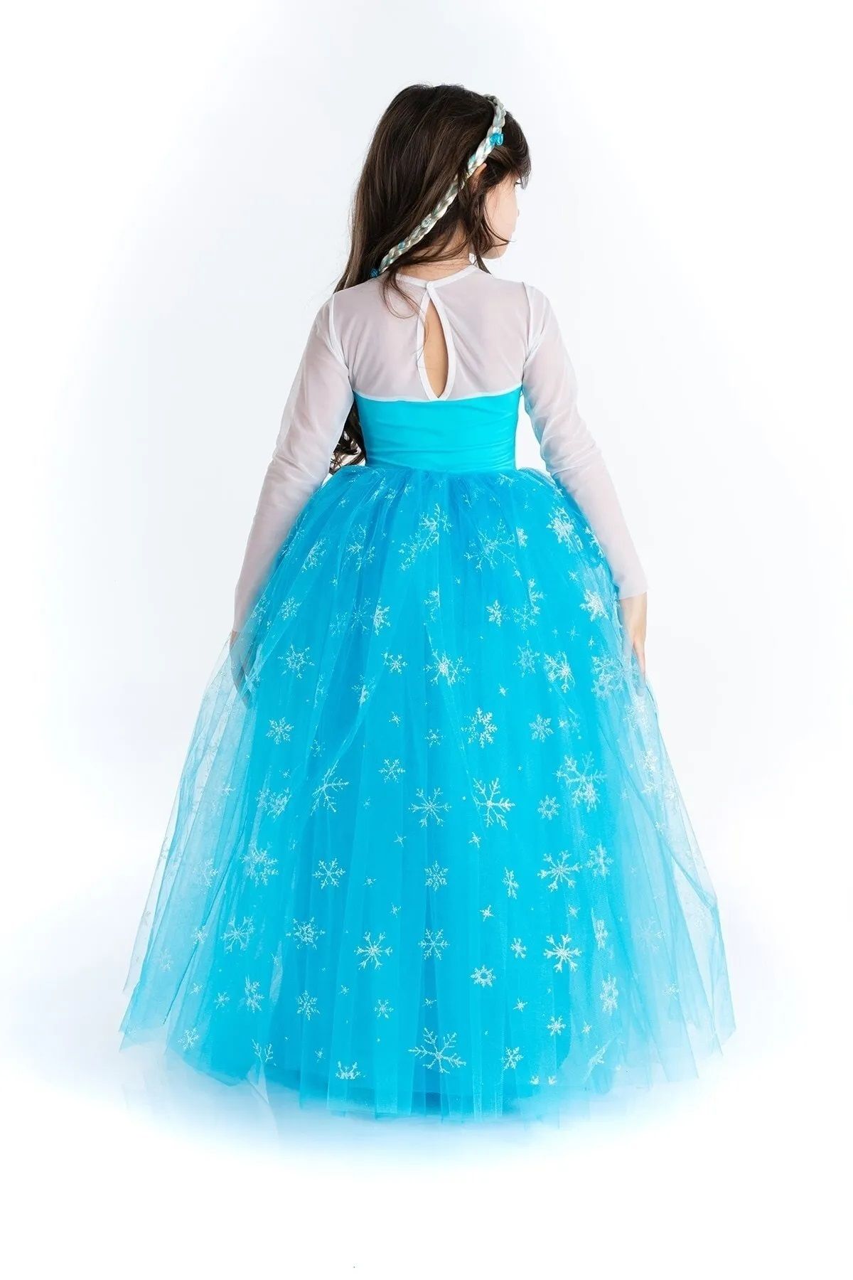 Lizsa-Girl's Snow Princess Elsa Costume - Girl's Princess Elsa Dress 4