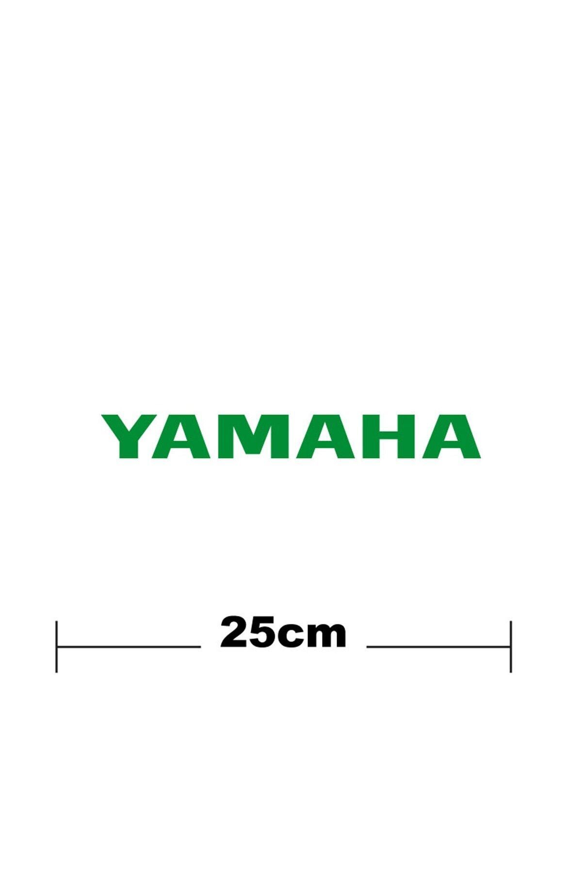 Kendorf Yamaha Logo Yazı Sticker Etiket Tek Renk