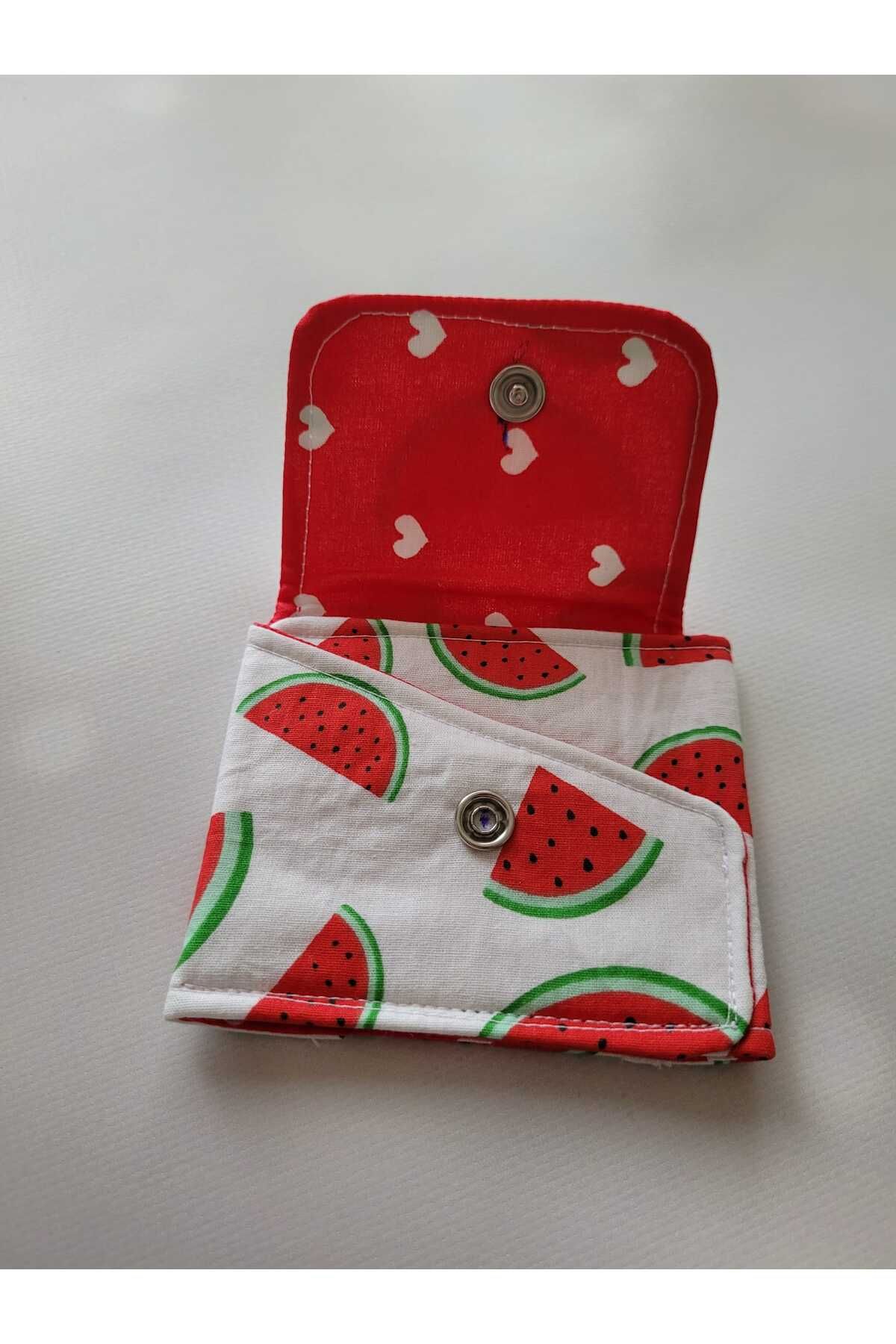 Kız Kardeşlerin Atölyesi-Mini Watermelon and Avocado Wallet - Christmas Gift 2