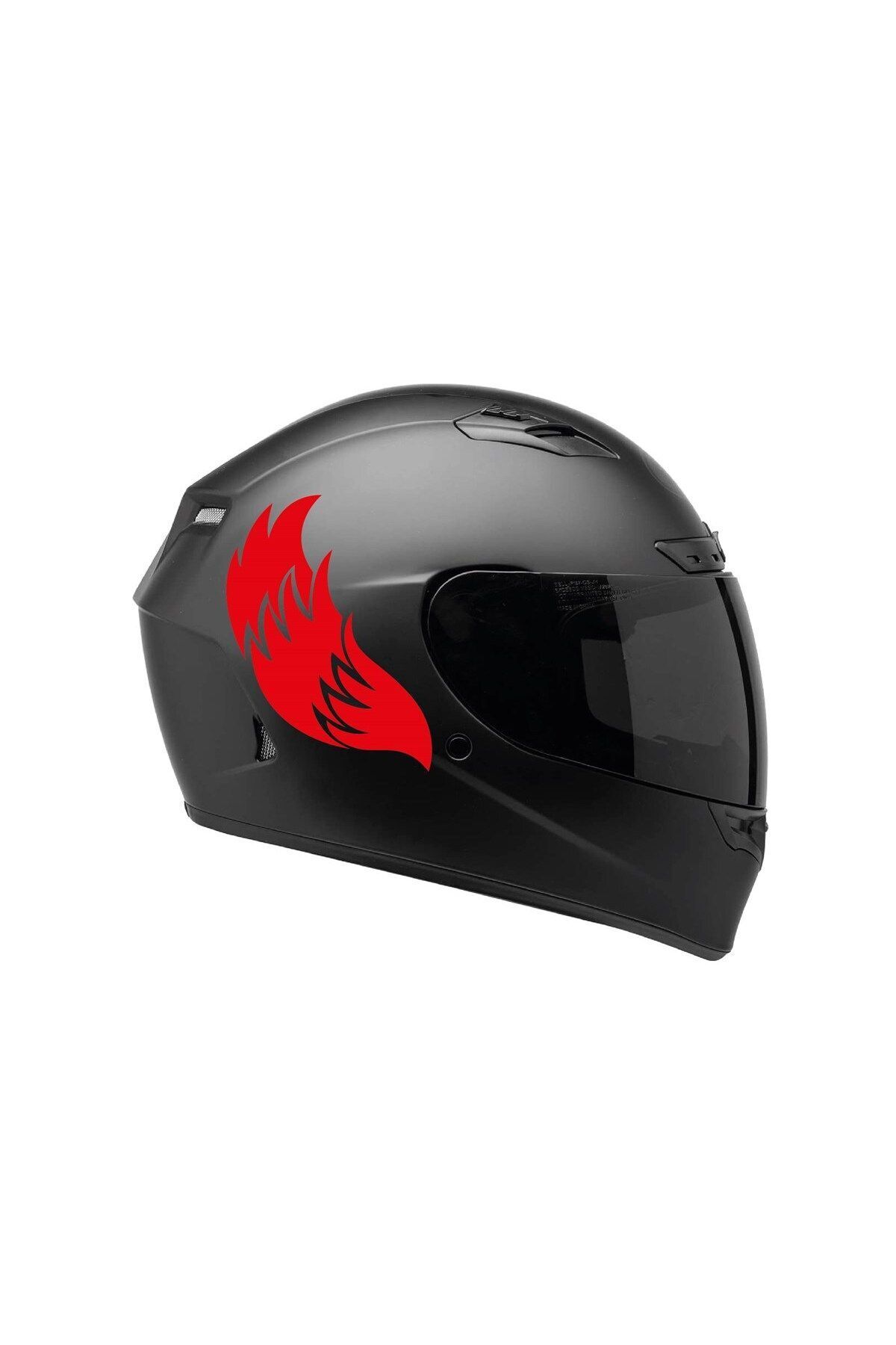 Kendorf Tek Renk Kanat ( Wing Helmet Stickers ) Kask Sticker Etiket Modeli 3