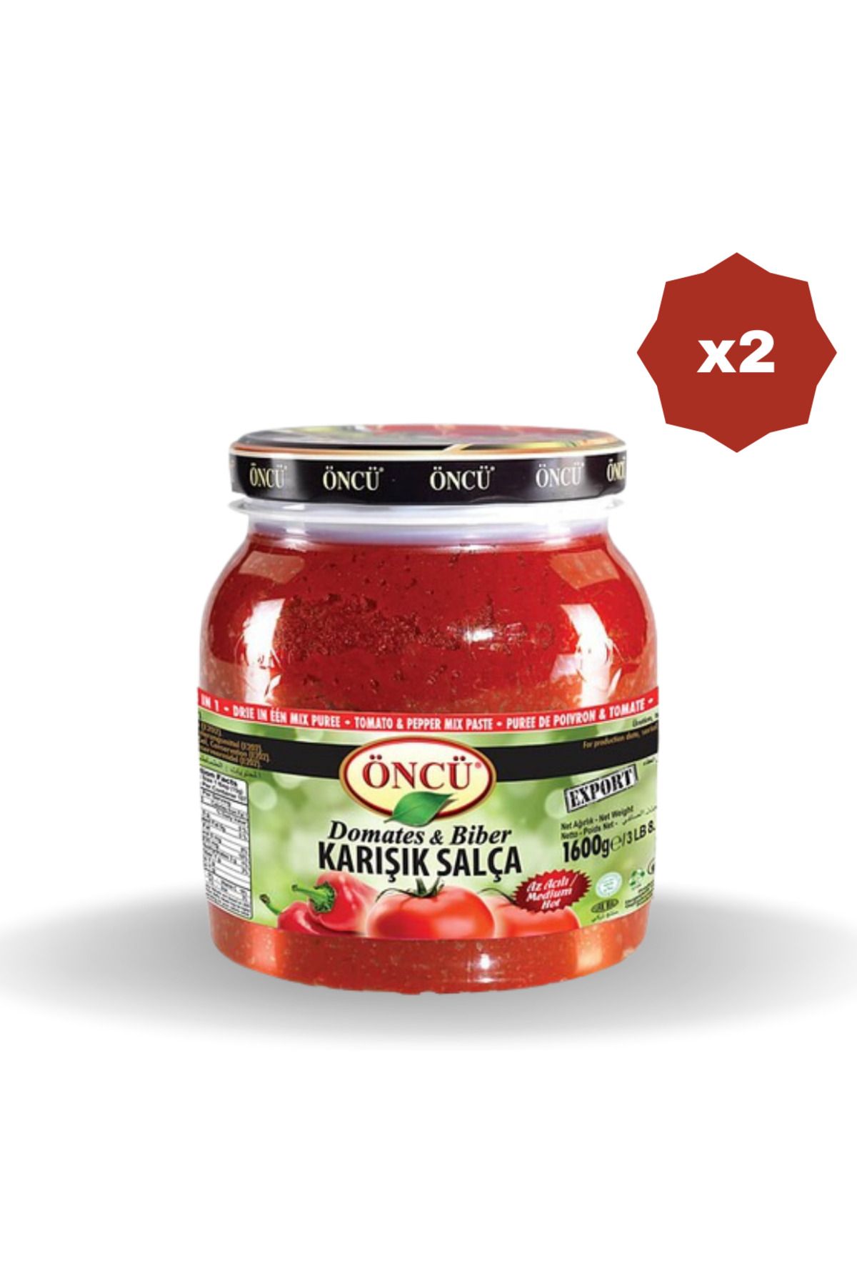 Öncü ÖNCÜ SALÇA KARIŞIK 1600 GR - (2 ADET)