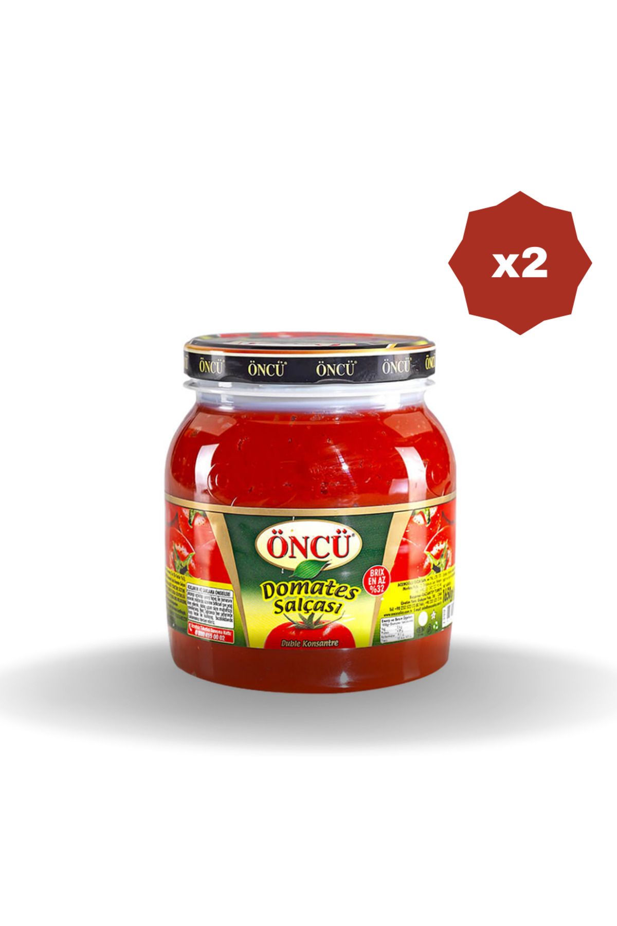 Öncü ÖNCÜ DOMATES SALÇASI 1650 GR - (2 ADET)