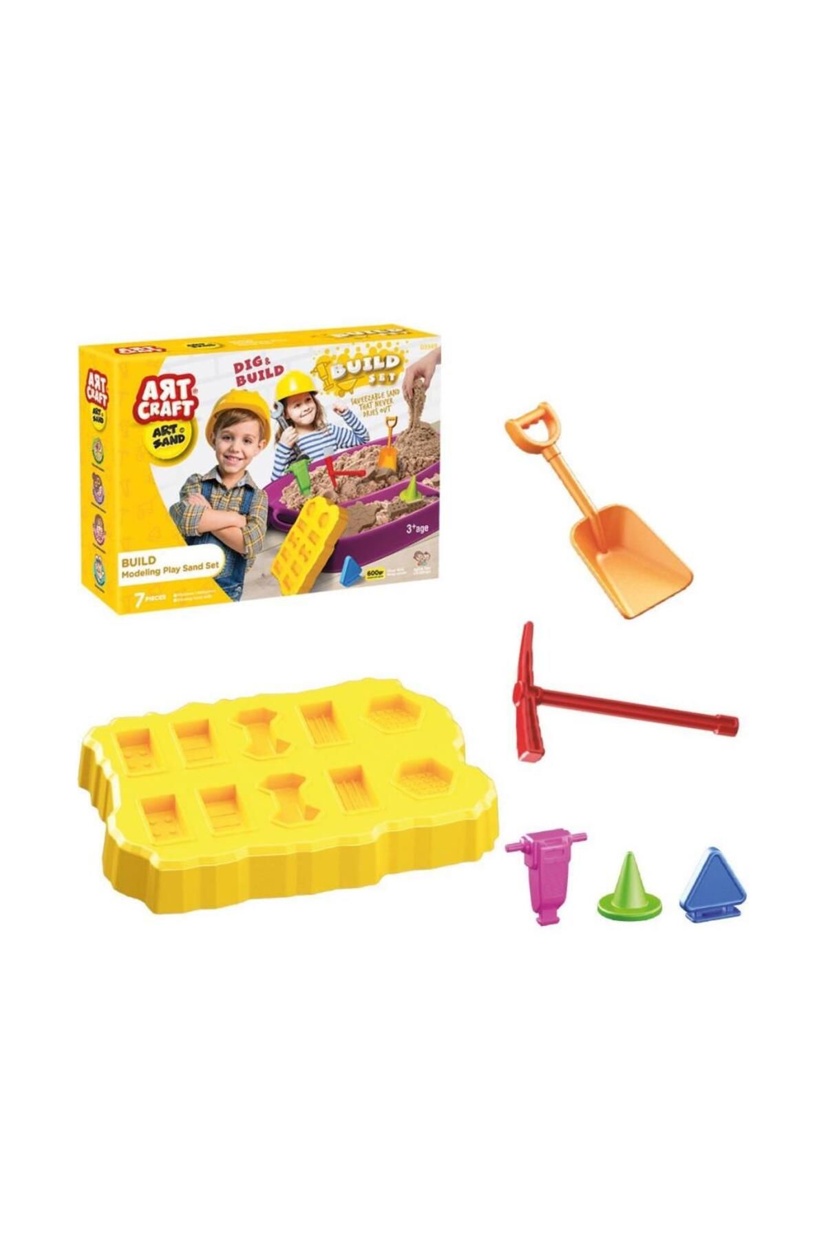 gcaksesuar Nessiworld 03949 Artsand İnşaat Kum Seti 600 gr -Fentoys