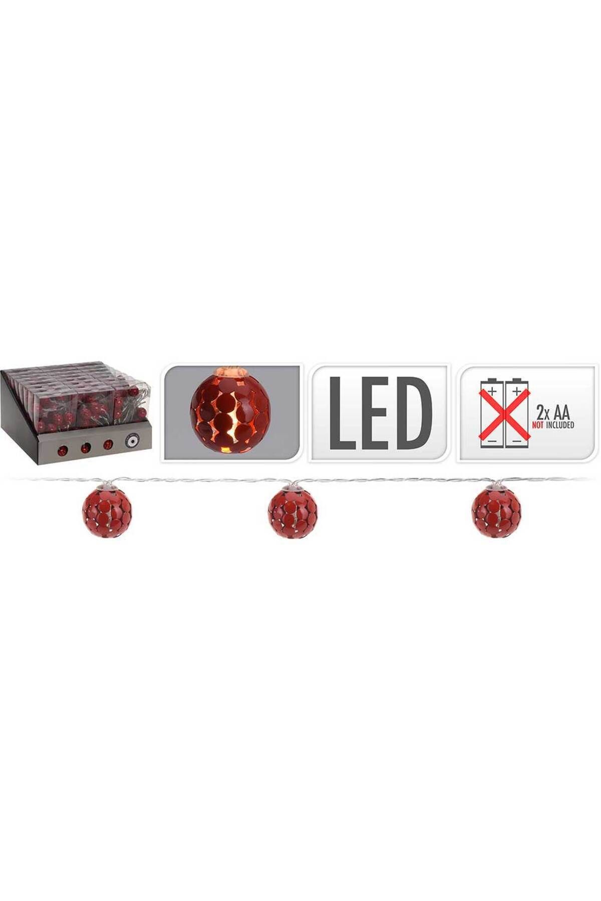 Homelux-Installation with led, globe 2.5 cm 1