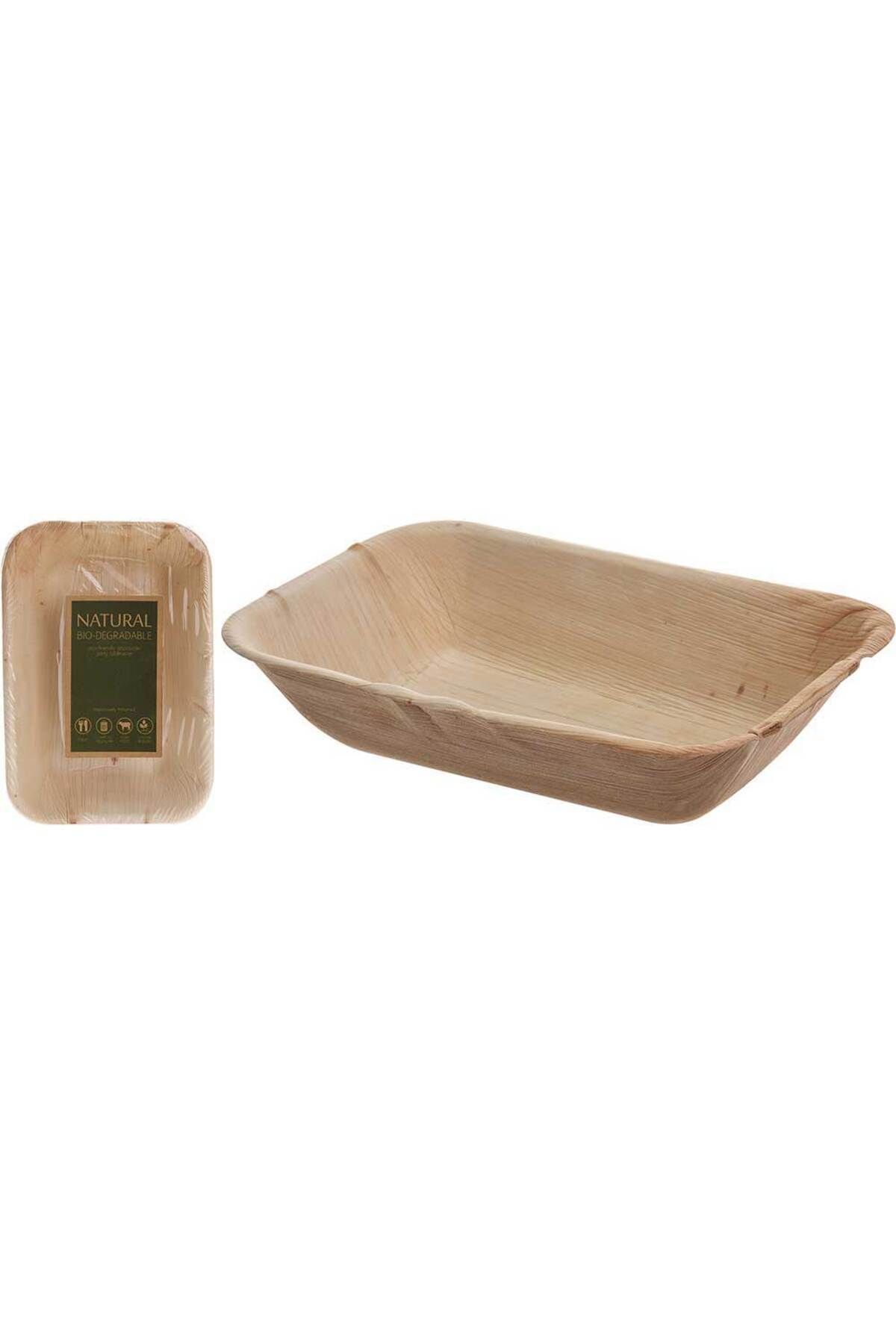 Homelux Set 6 Farfurii Din Bambus Biodegradabile, 13 Cm - One Size
