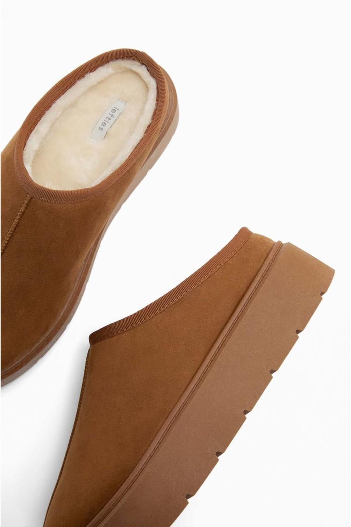 LEFTİES-Mules - Brown - Flat 5