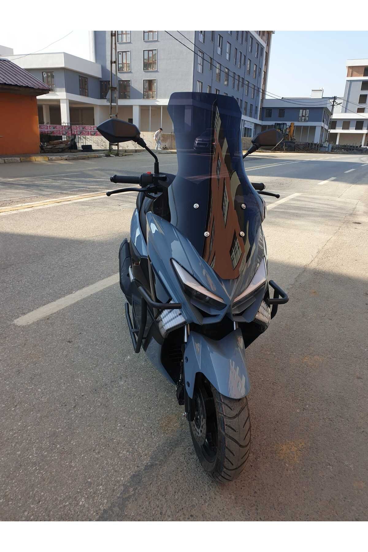 Küba Chia 125 Siperlik Ön Cam 2023-2025 Model 78cm Siyah Renkli 4mm UZUN CAM