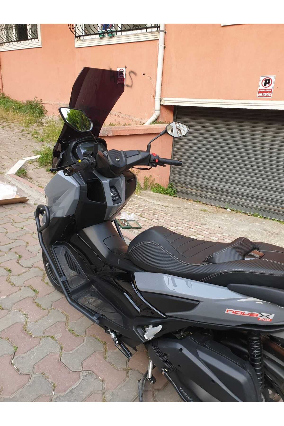 Küba Novax 200 Siperlik Ön Cam 2023-2025 Model 65cm Siyah Renkli 4mm UZUN CAM
