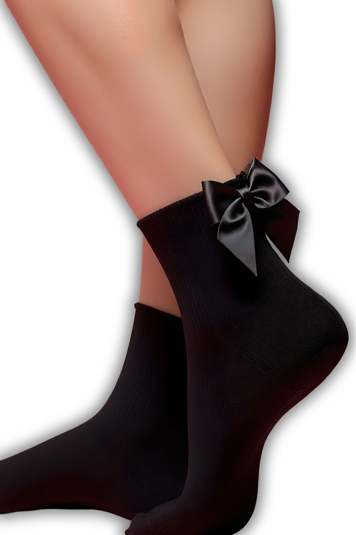 Sofya Passion-Socks - Black - Plain 2