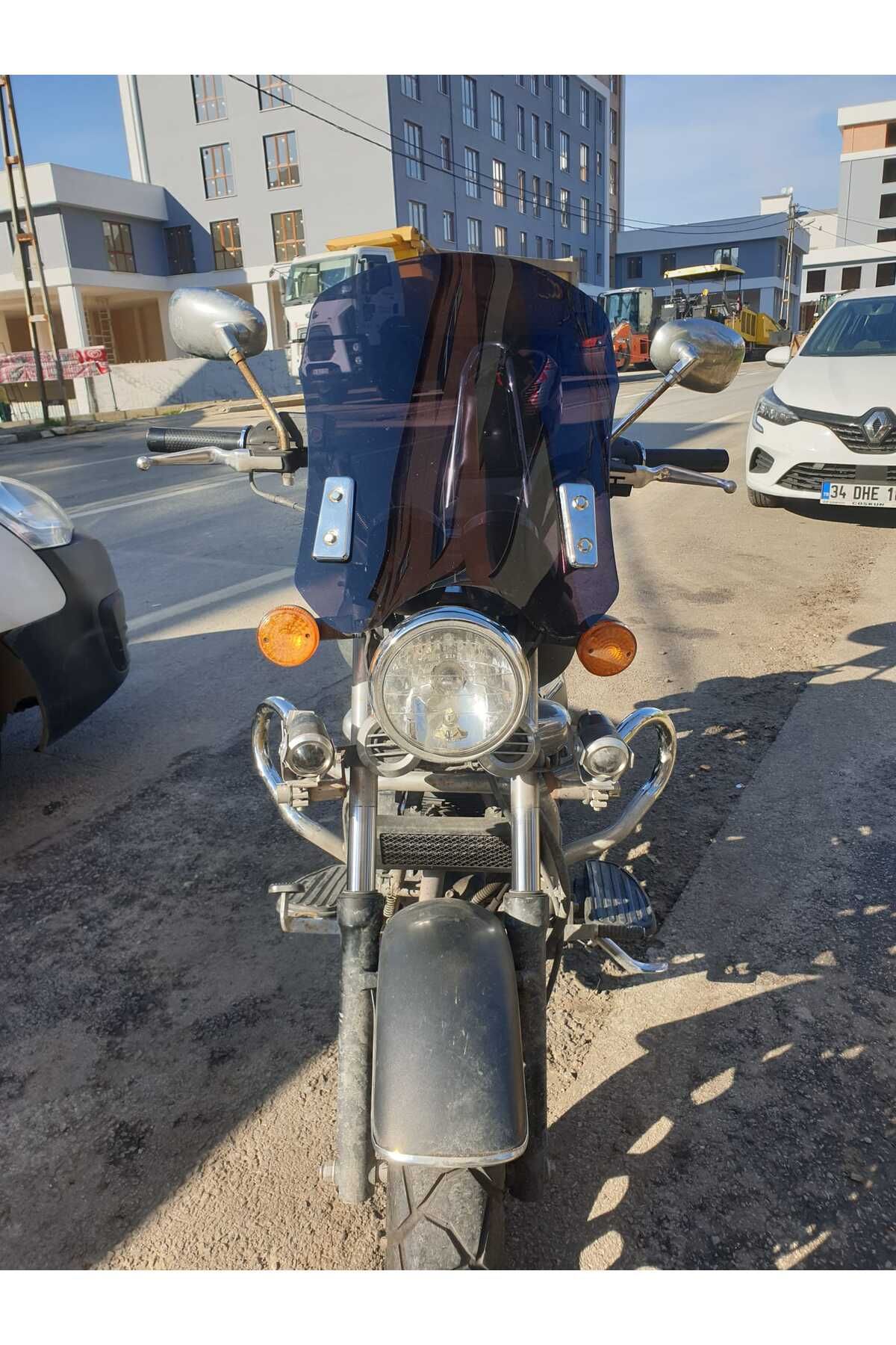 Küba Süperlight 125 150 200 Siperlik Ön Cam 2008 2016 Model 53cm Siyah Renkli 4mm APARAT GÖNDERİLMEYECEK
