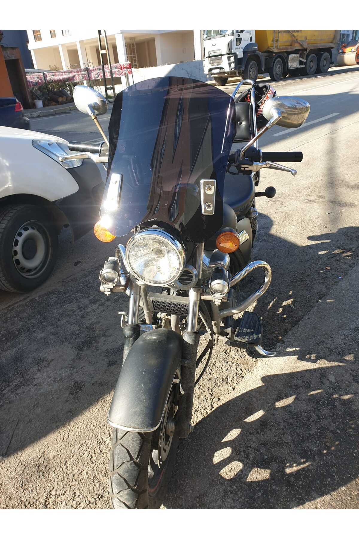 Küba Süperlight 125 150 200 Siperlik Ön Cam 2008 2016 Model 53cm Siyah Renkli 4mm APARAT GÖNDERİLMEYECEK