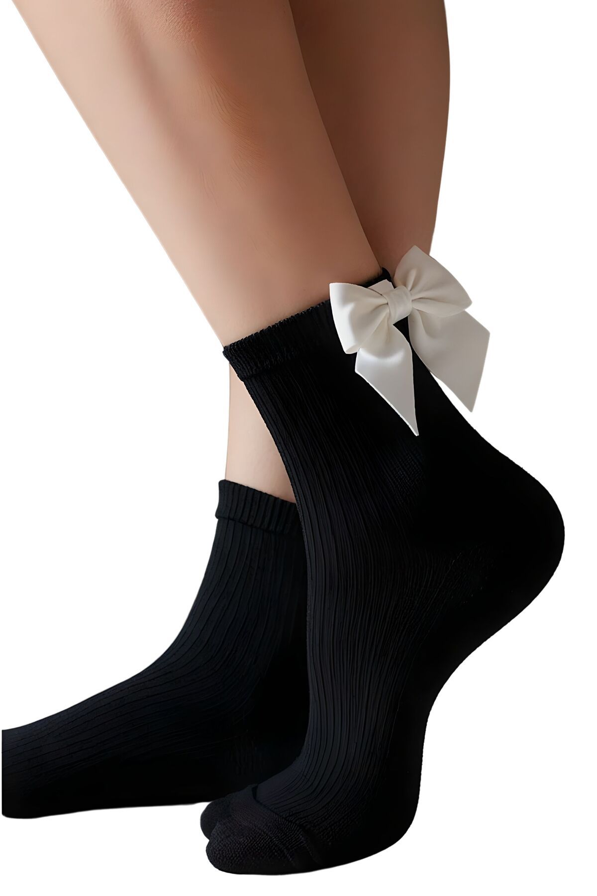 Sofya Passion-Socks - Black - Plain 4