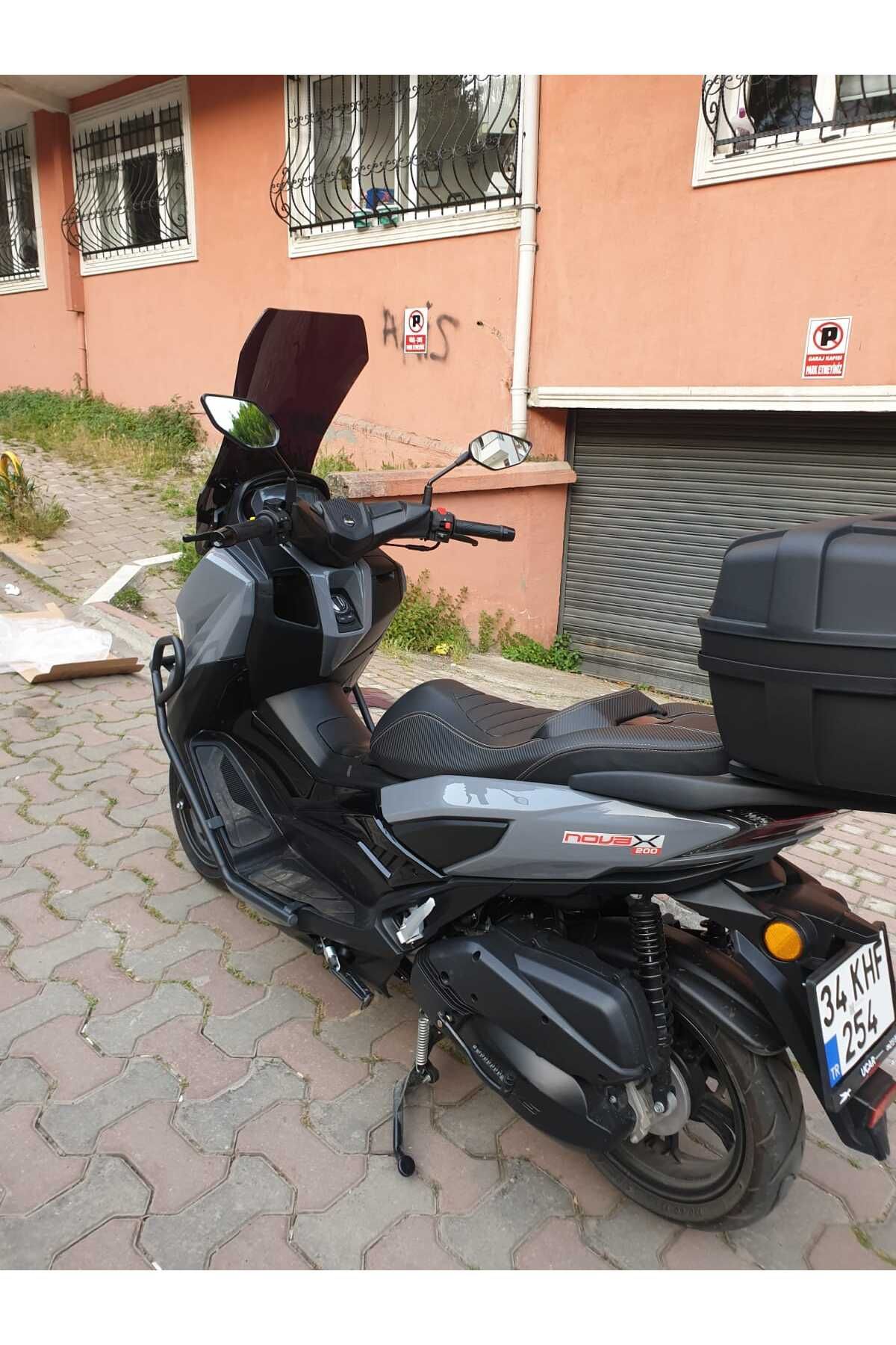 Küba Novax 200 Siperlik Ön Cam 2023-2025 Model 65cm Siyah Renkli 4mm UZUN CAM