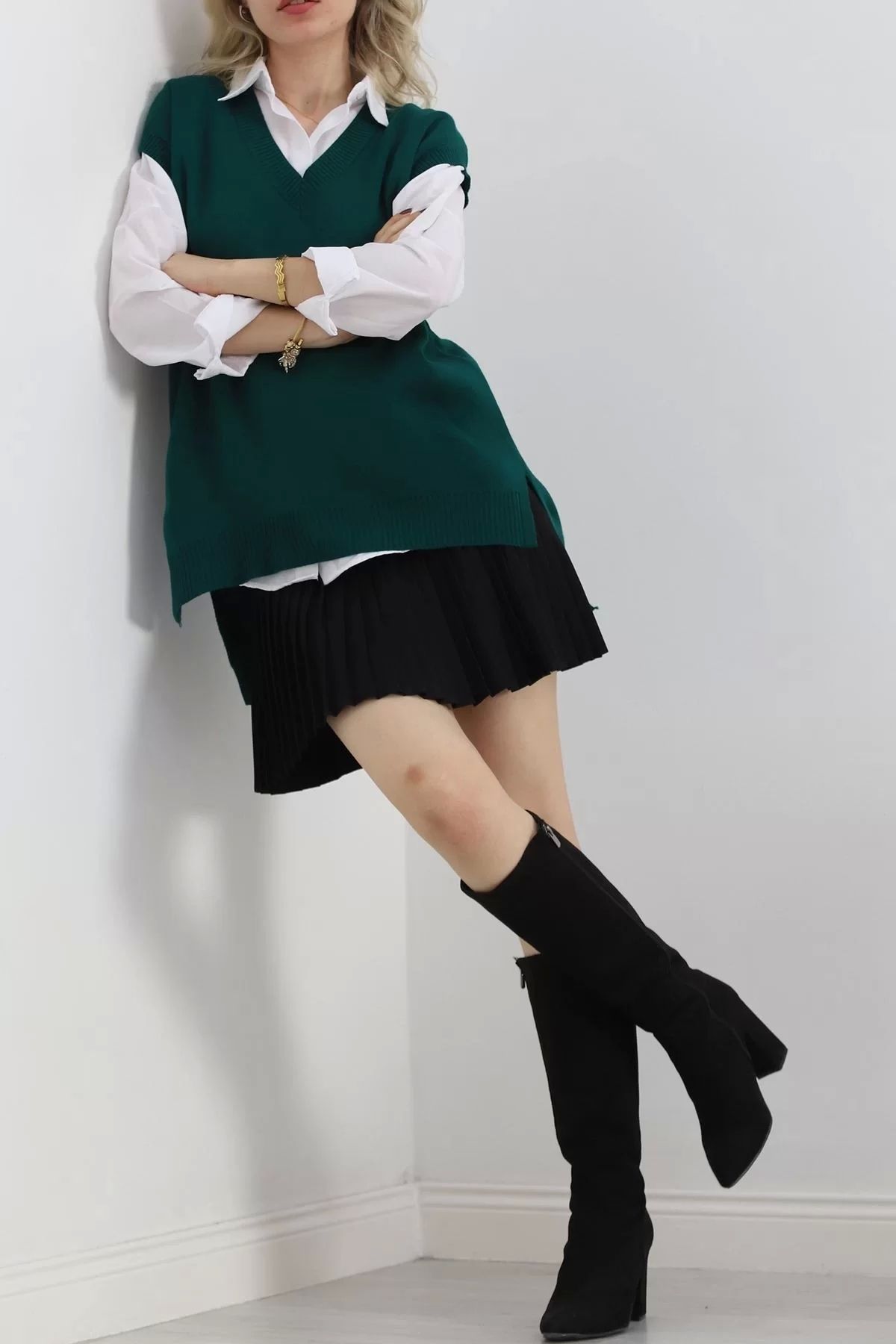LADİN-Nefti V-Neck Sweater - 3079.1577. 4