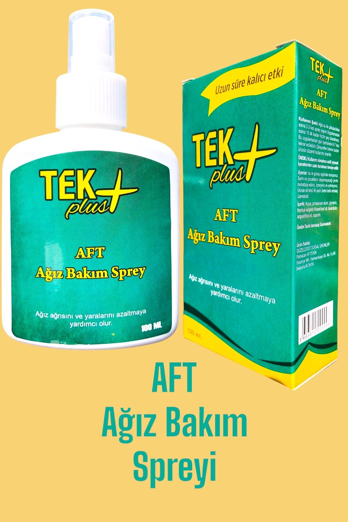 TEKPLUS Aft Ağız Bakım 100 ML