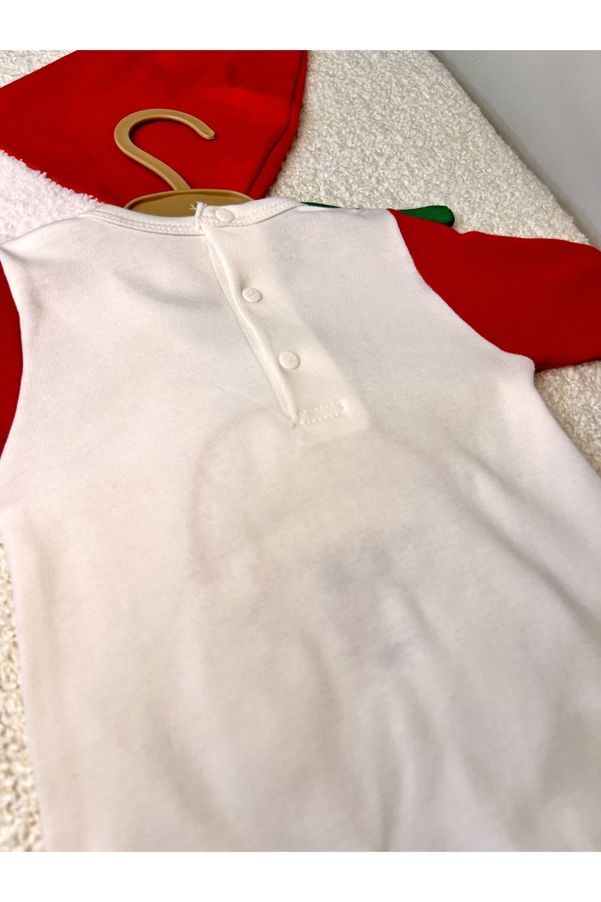 Pashator-Baby Rompers. New Year, Santa Claus Themed, with Hat. Oeko-Tex Certified Safe Product 7