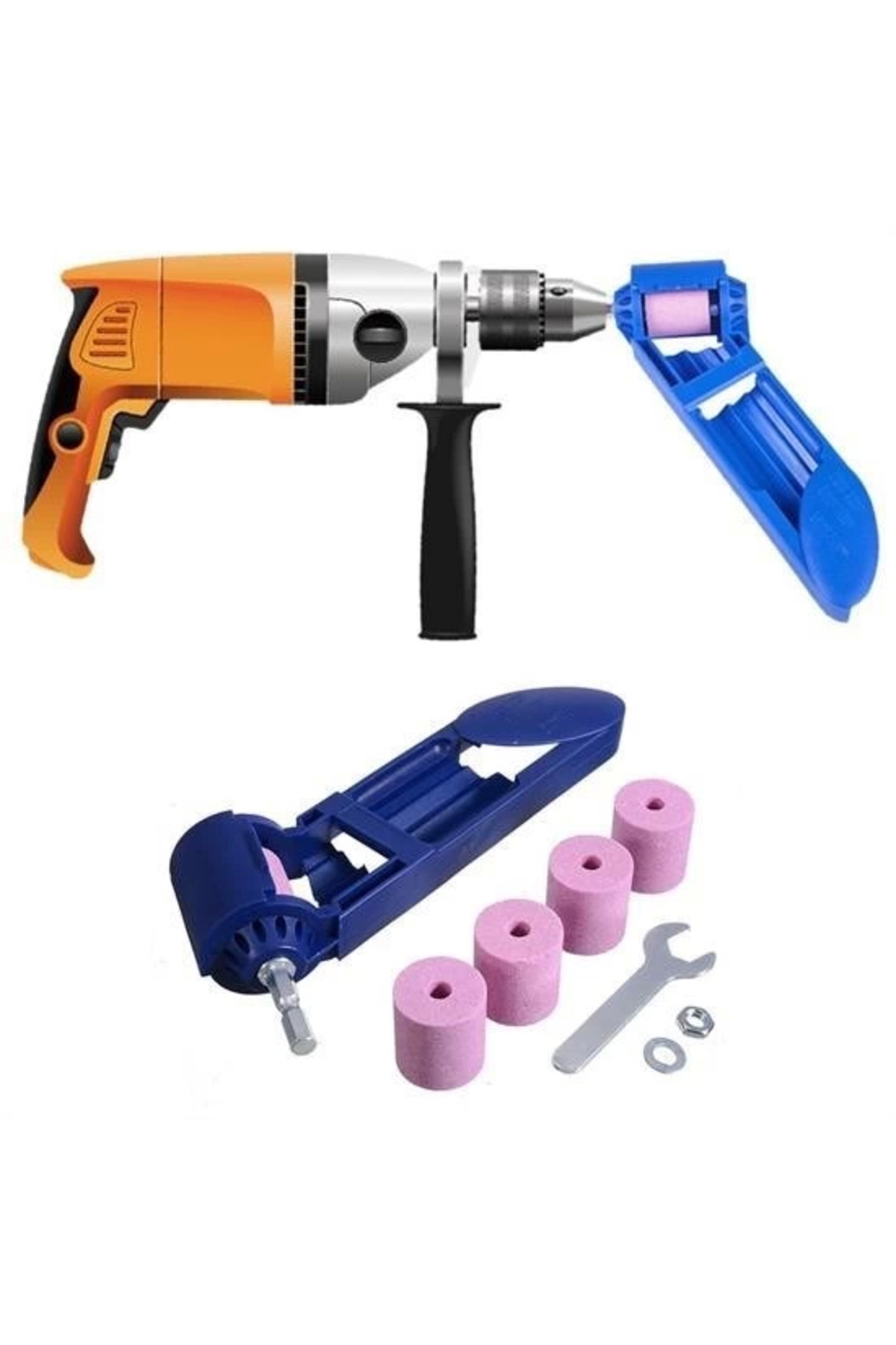 Light up-Portable Easy to Use Lightweight Drill Bit Sharpener Drill Bit Sharpening Tool 3