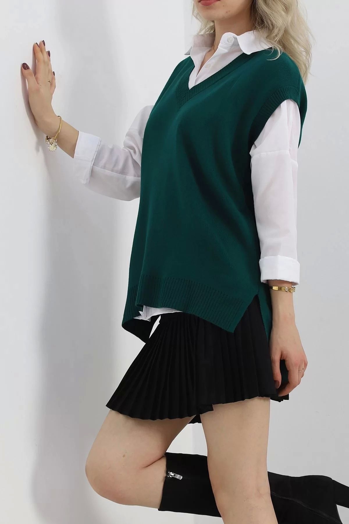 LADİN-Nefti V-Neck Sweater - 3079.1577. 5