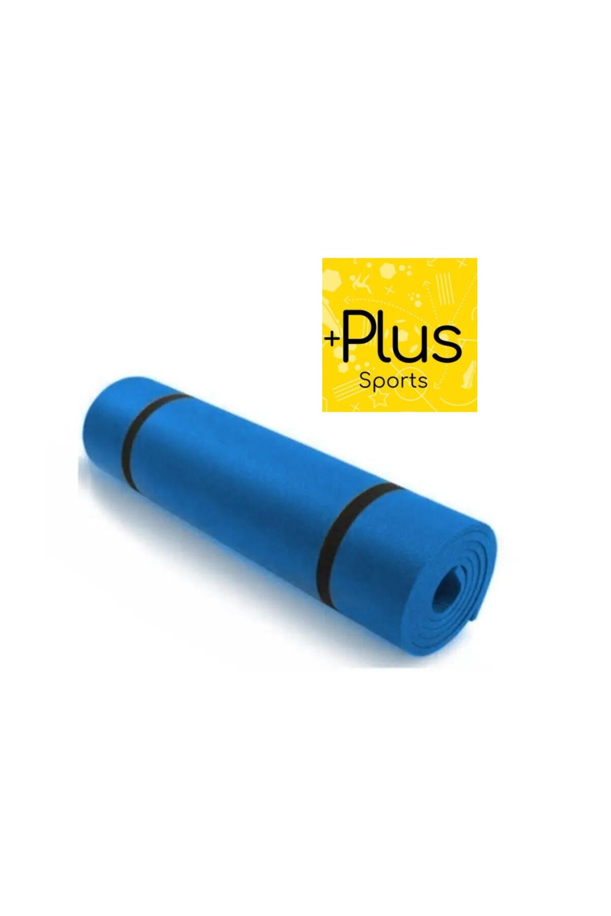 PLUSSPORT MAVİ PİLATES YOGA MİNDERİ 7 MM 50 X 150