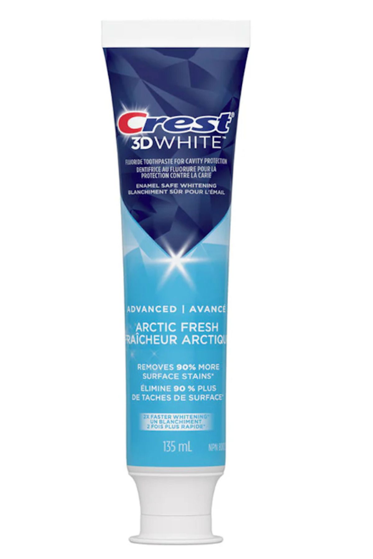 CREST-3D Whiteness Advanced Toothpaste - Arctic Fresh Toothpaste, 135 ml 3