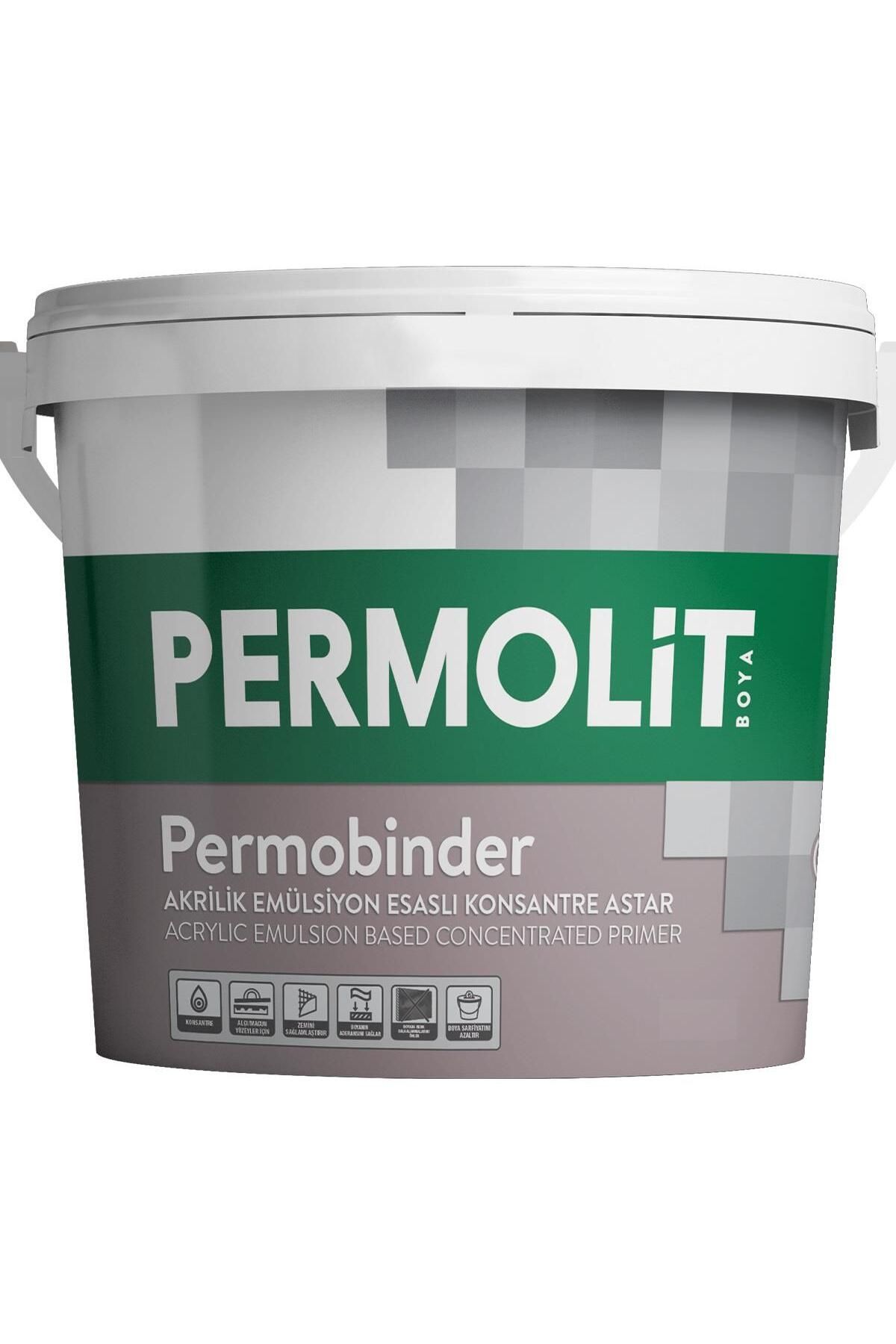 Permolit Binder Su Bazlı Konsantre Astar - BEYAZ - 2.5 Lt.