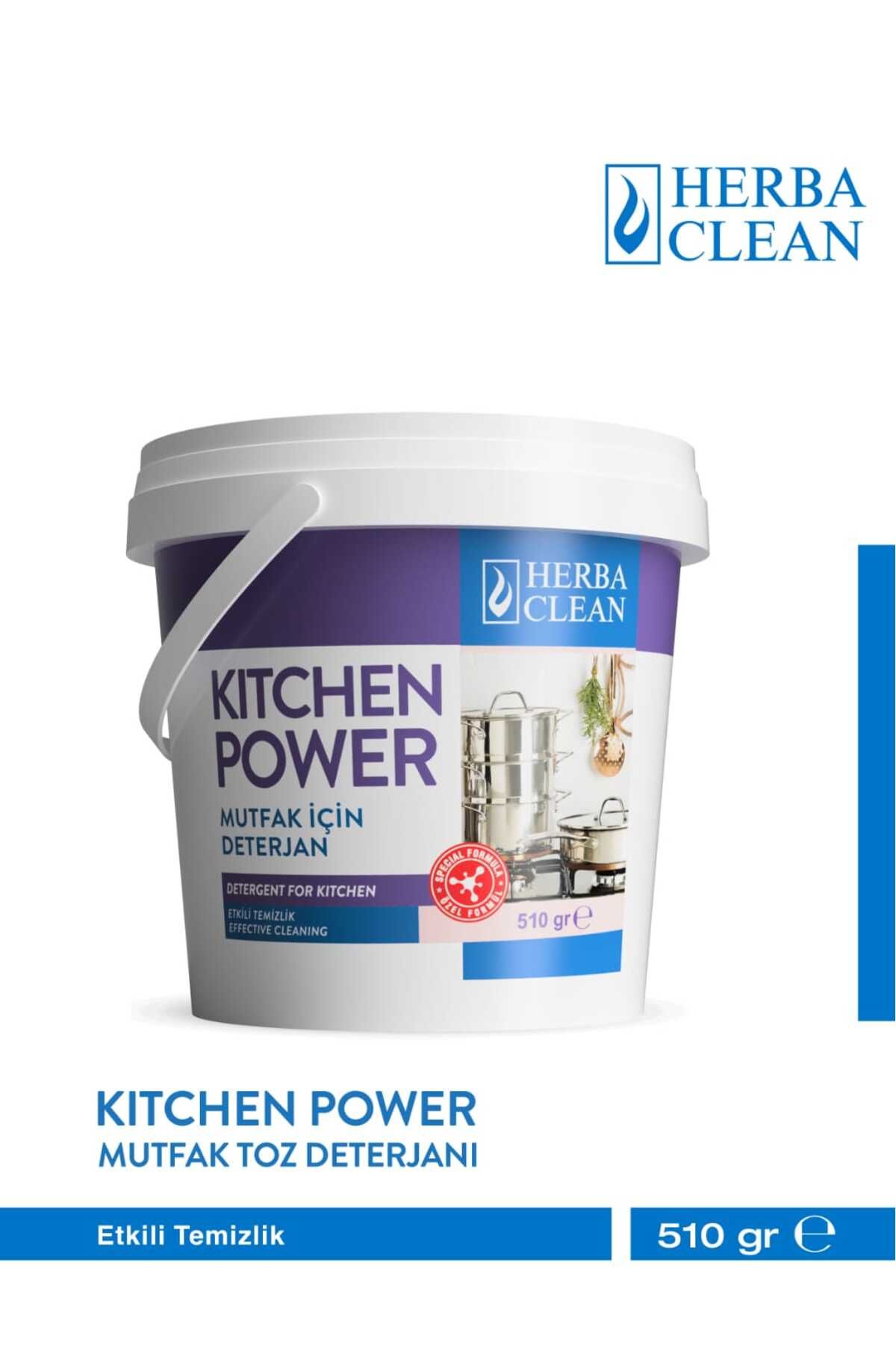 HERBACLEAN Kitchen Power Mutfak Toz Deterjan 510 gr