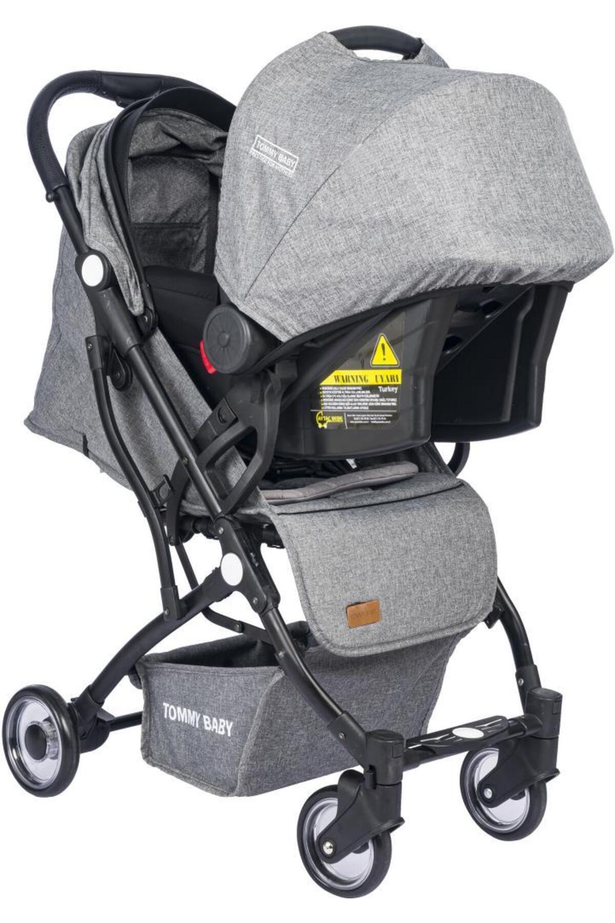 Tommybaby Mia Kabin Travel Bebek Arabası Black Kabin Boy fotoğrafı 3 (önizleme)