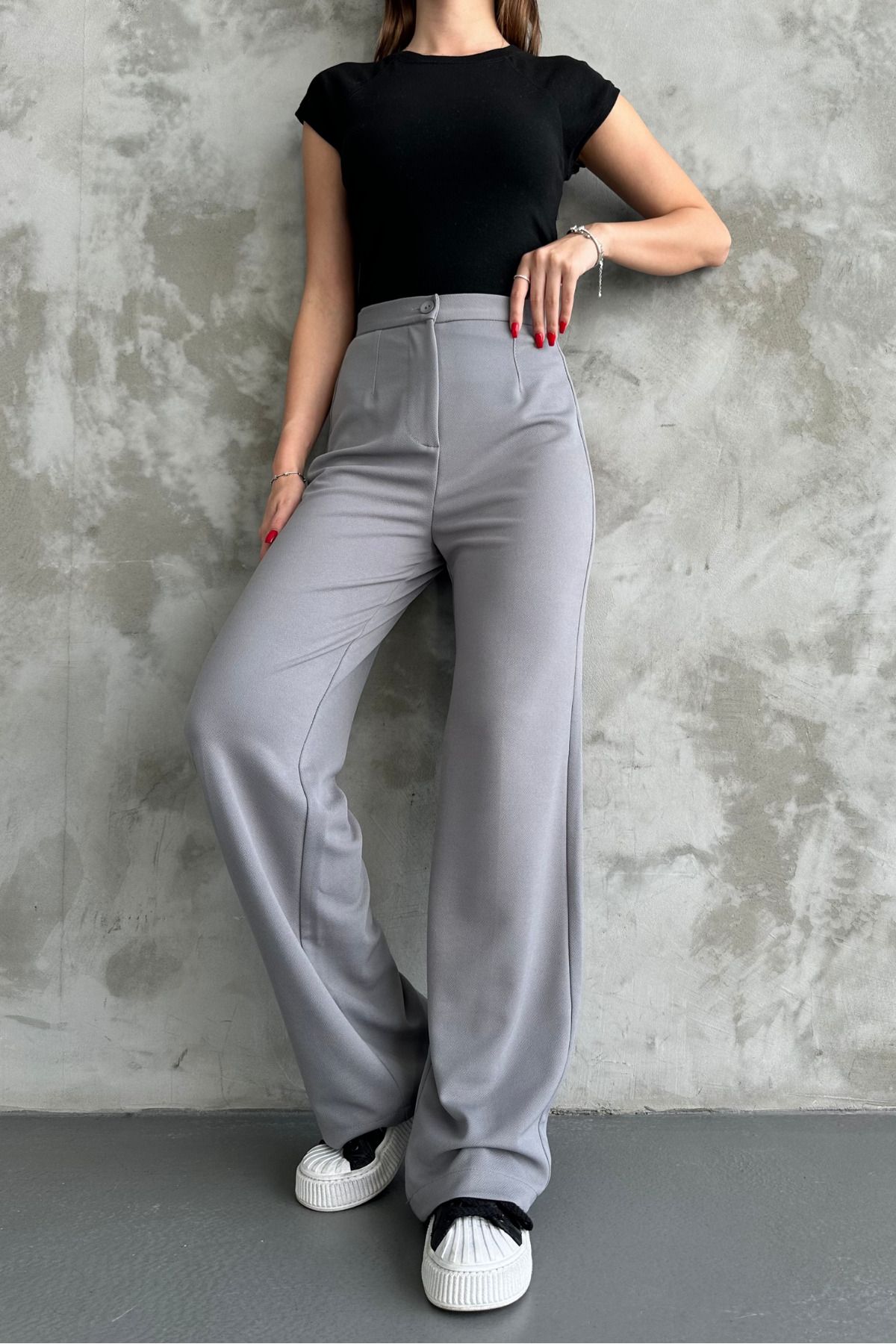 macharel jeans-Women's New Season High Waist Classic Trousers 2