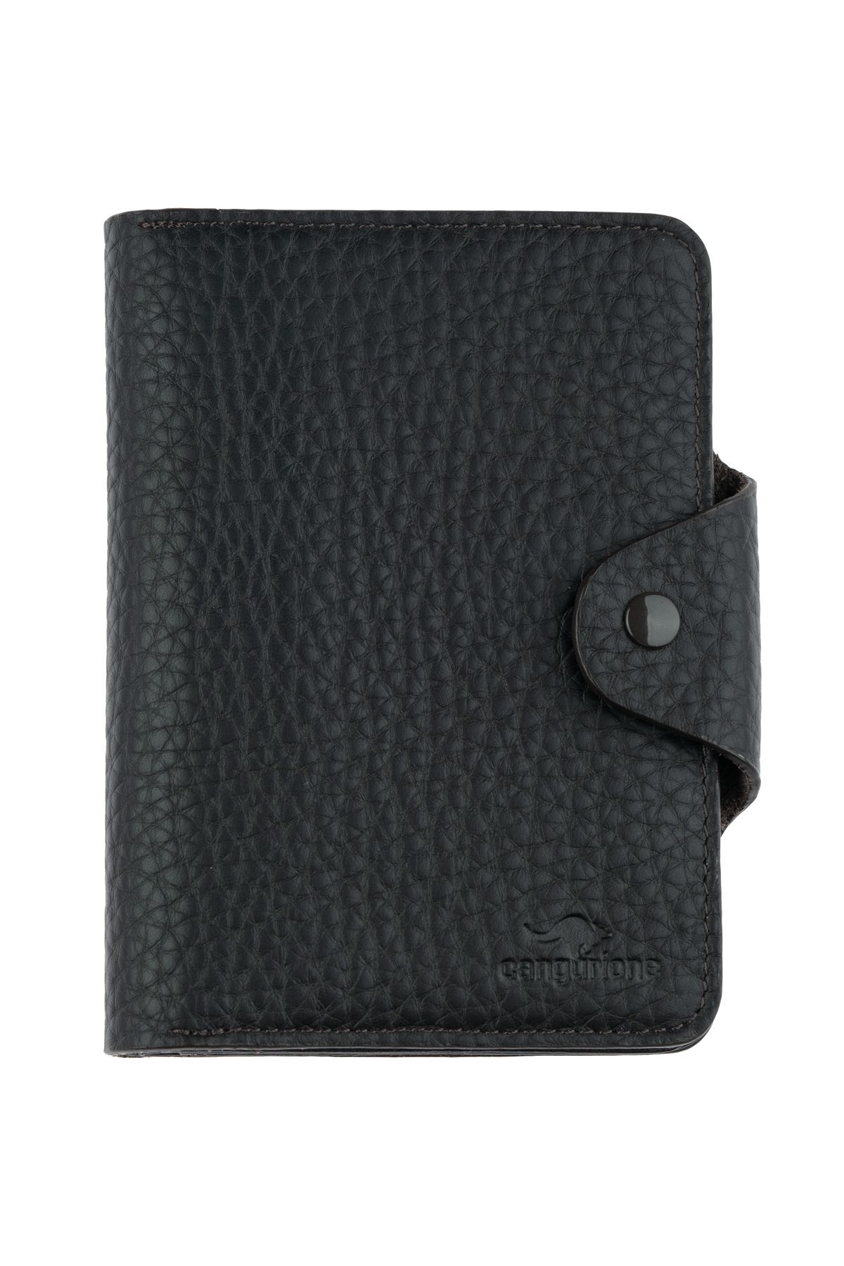 Deriderim-Small Genuine Leather Wallet with Coffee Card Holder and Id Section 4