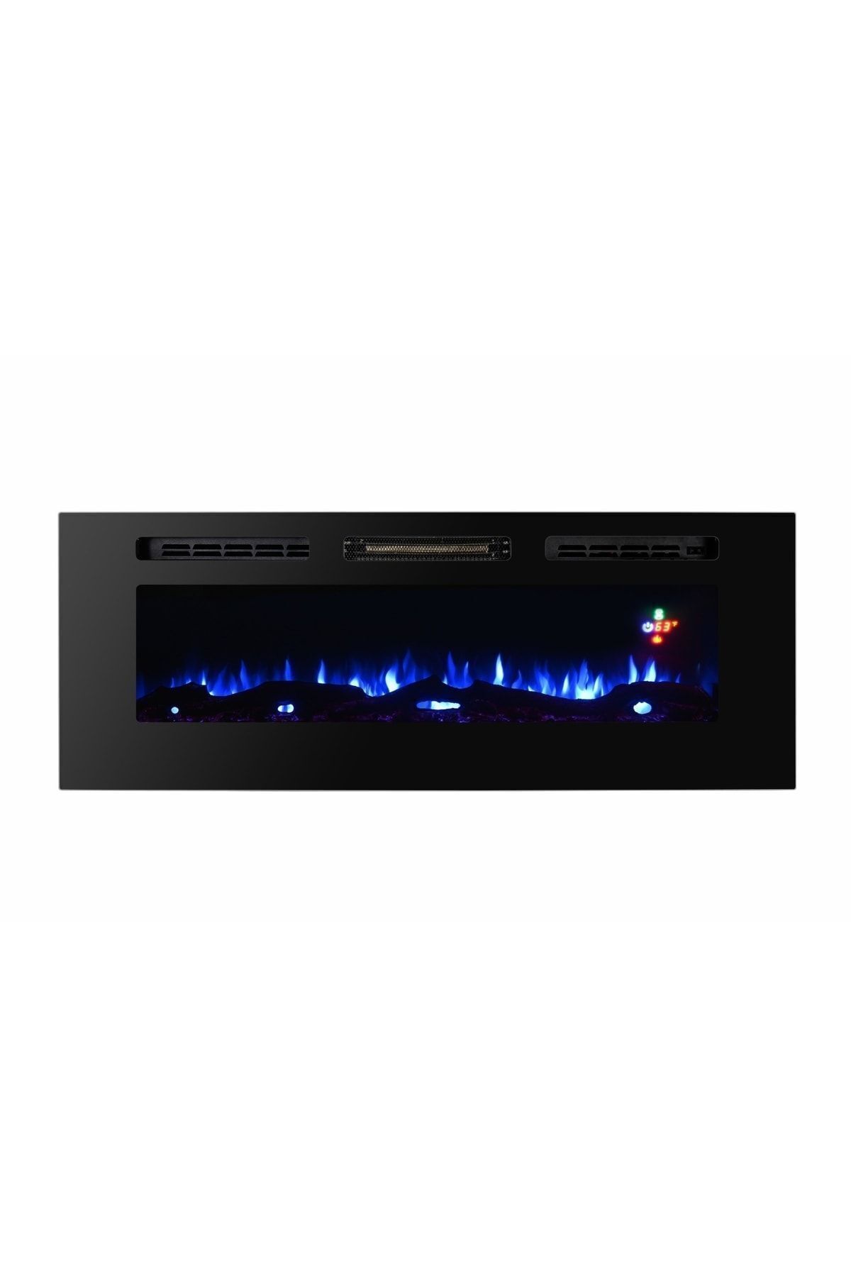 Electric Plasma Fireplace 101 Cm 3 Colors with Bluetooth with Sound Effect