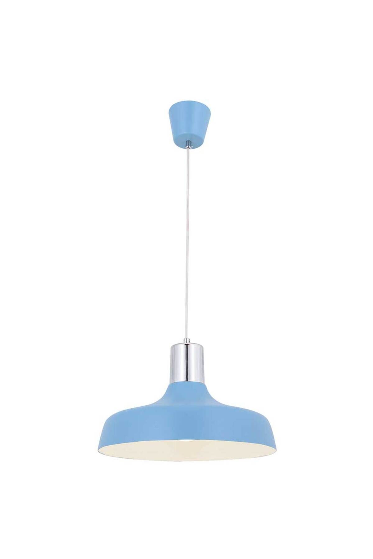 Homelux Pendul Metalic Otel 2134, 36x100 Cm, 1x27, 60 W, Albastru - One Size