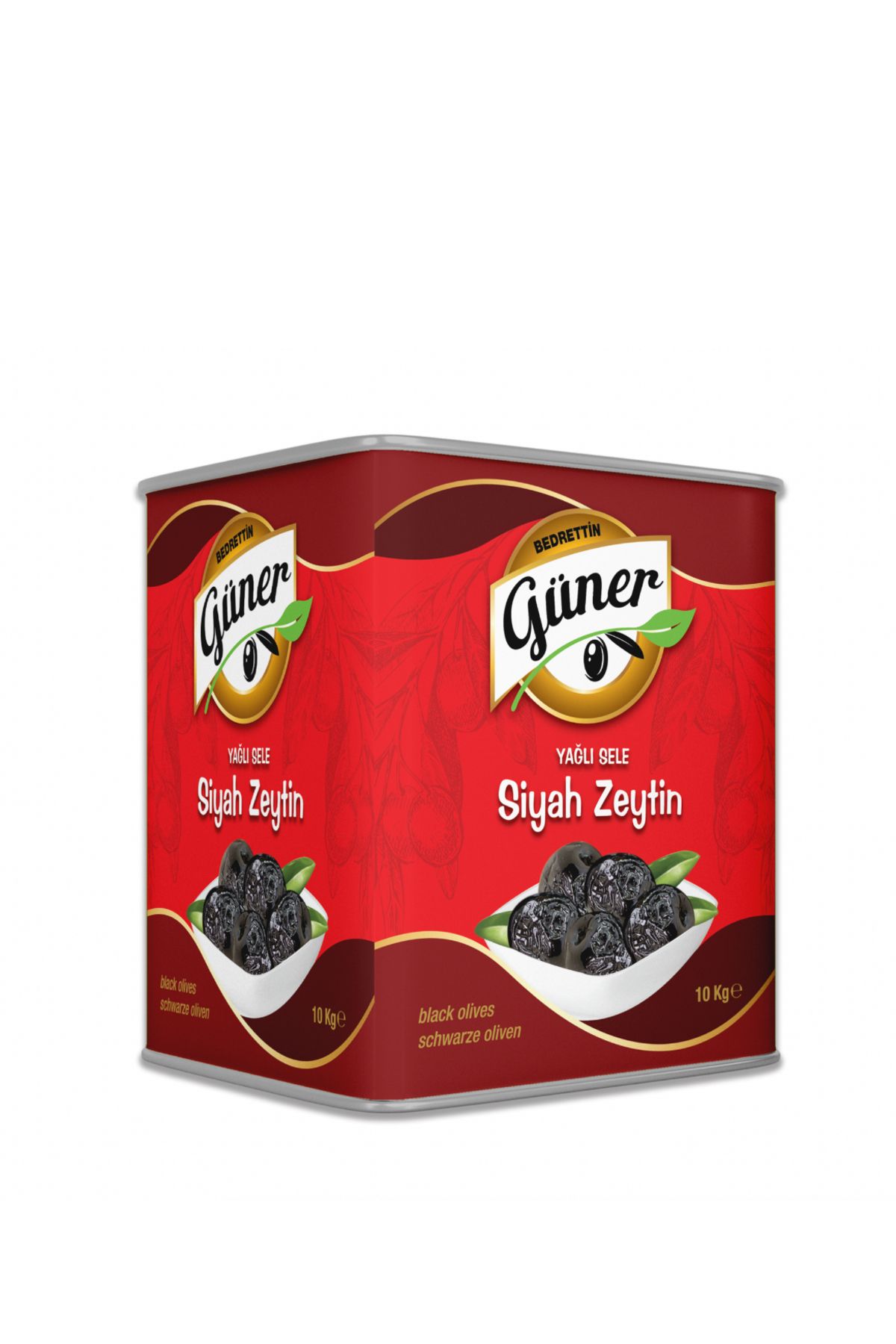 Güneroğlu Güner Siyah Zeytin Özenle Seçilmiş Organik Gemlik Zeytini 180-200 Kalibre