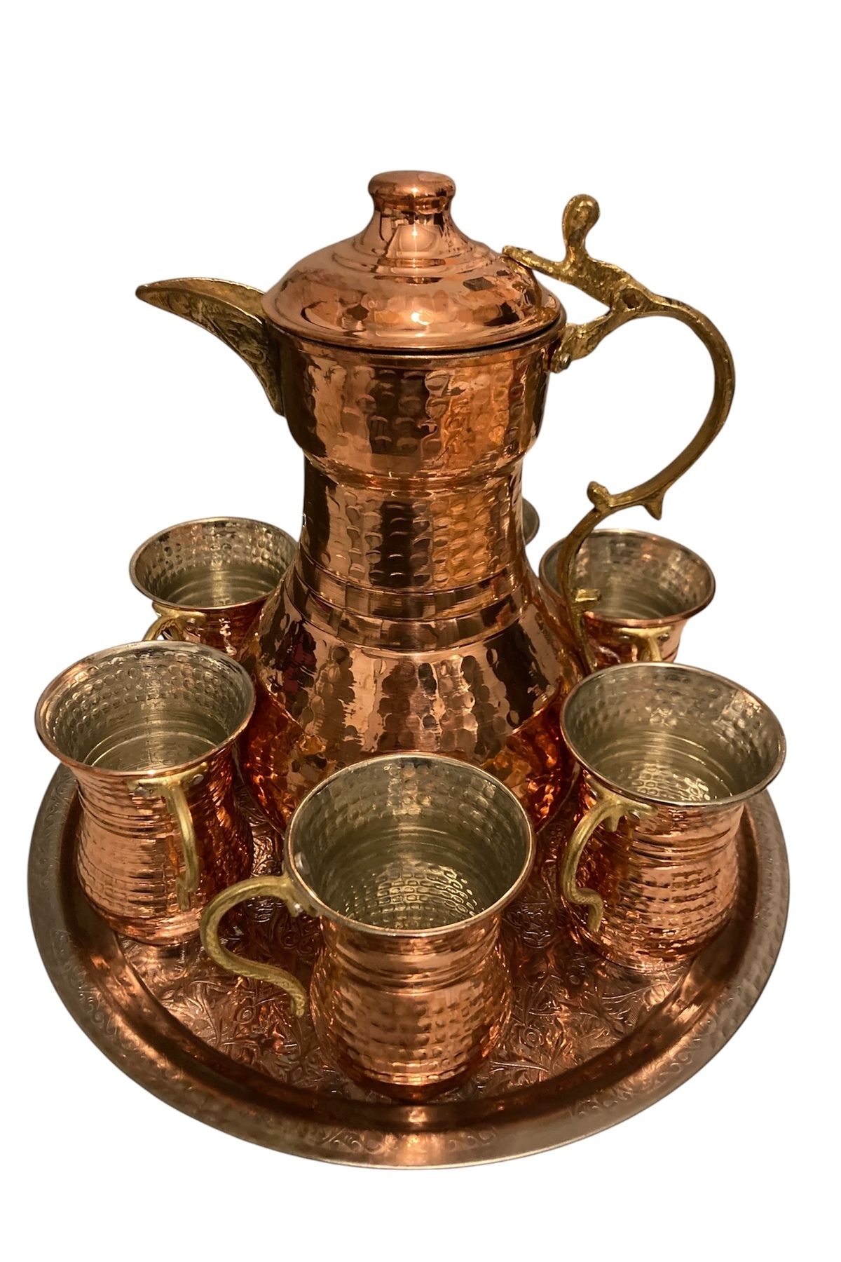 BAKIR Bakır ayran seti