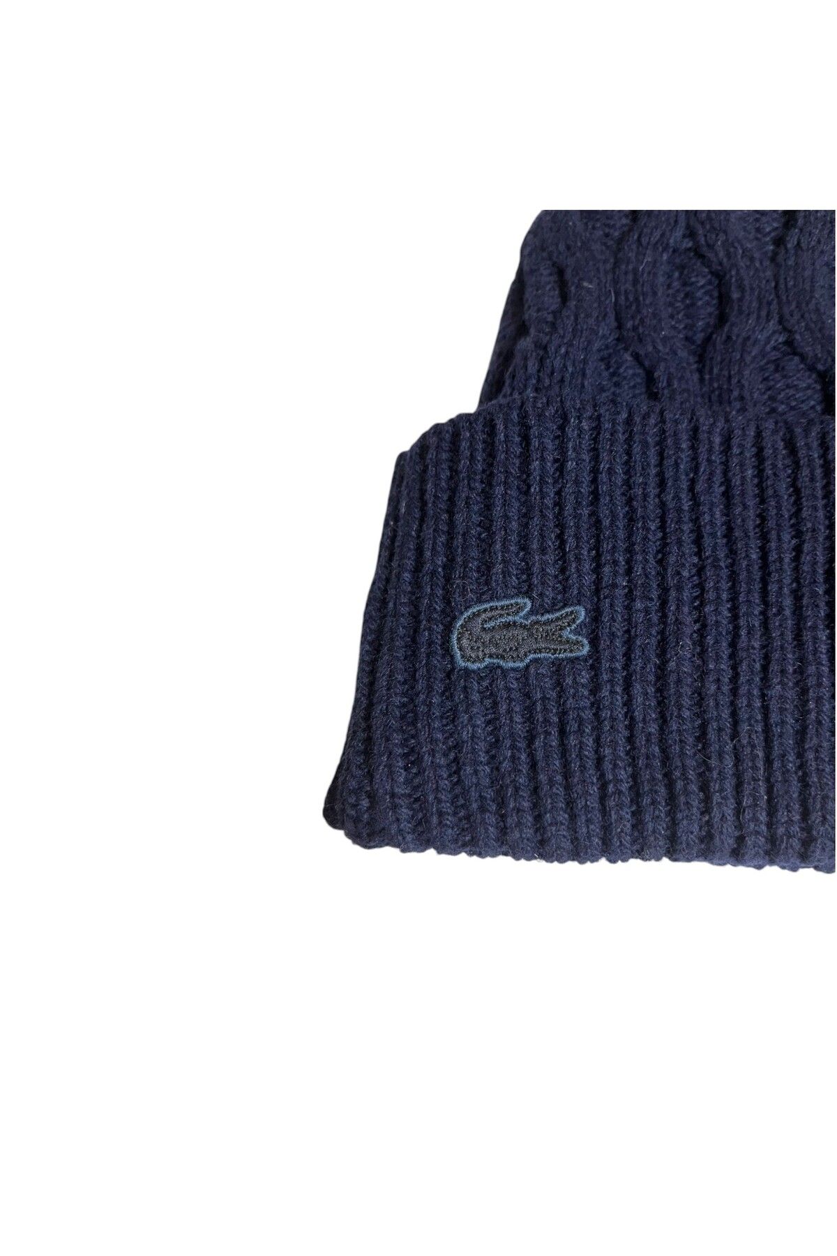 Lacoste-Unisex Navy Blue Beret 2