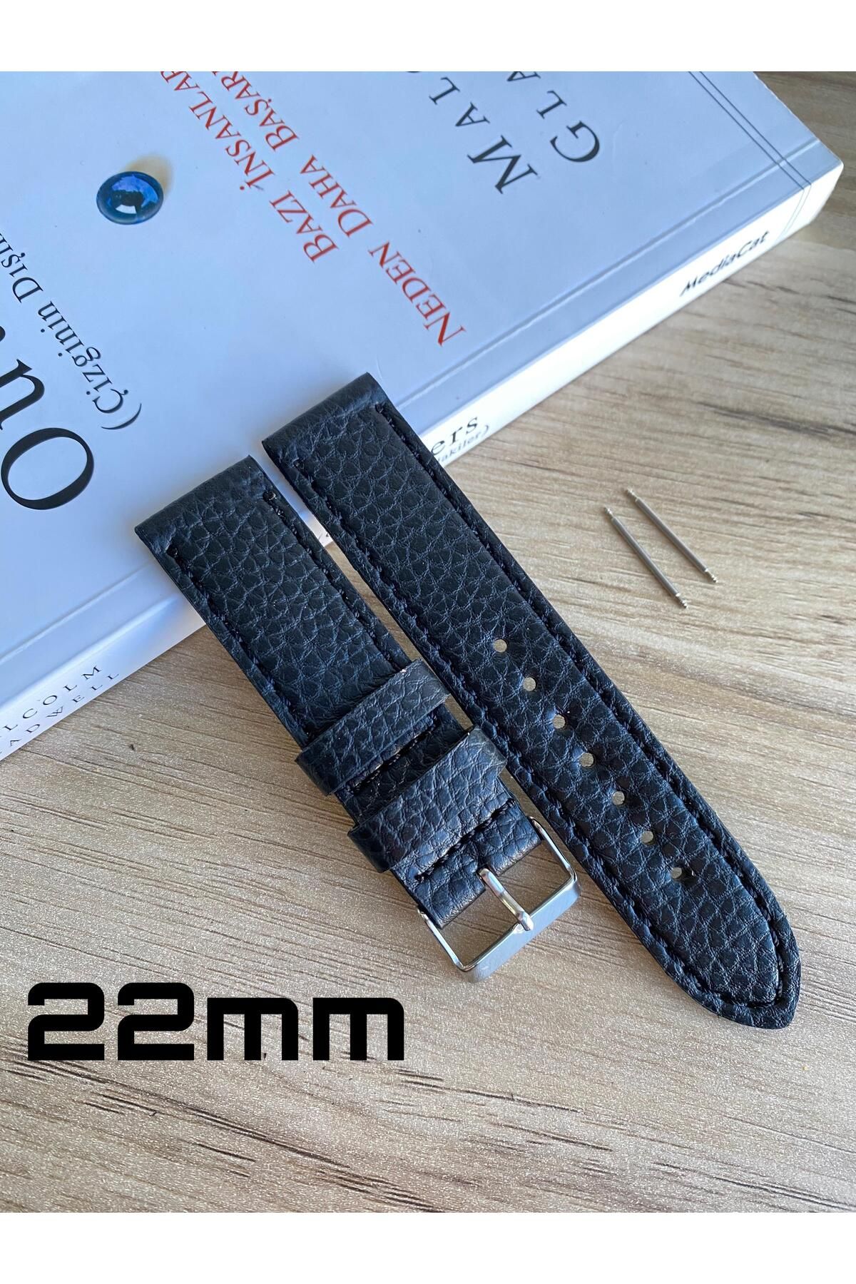 Prizma-Patterned Black Watchbands - 18-20-22-24 & 26mm Width Options 1