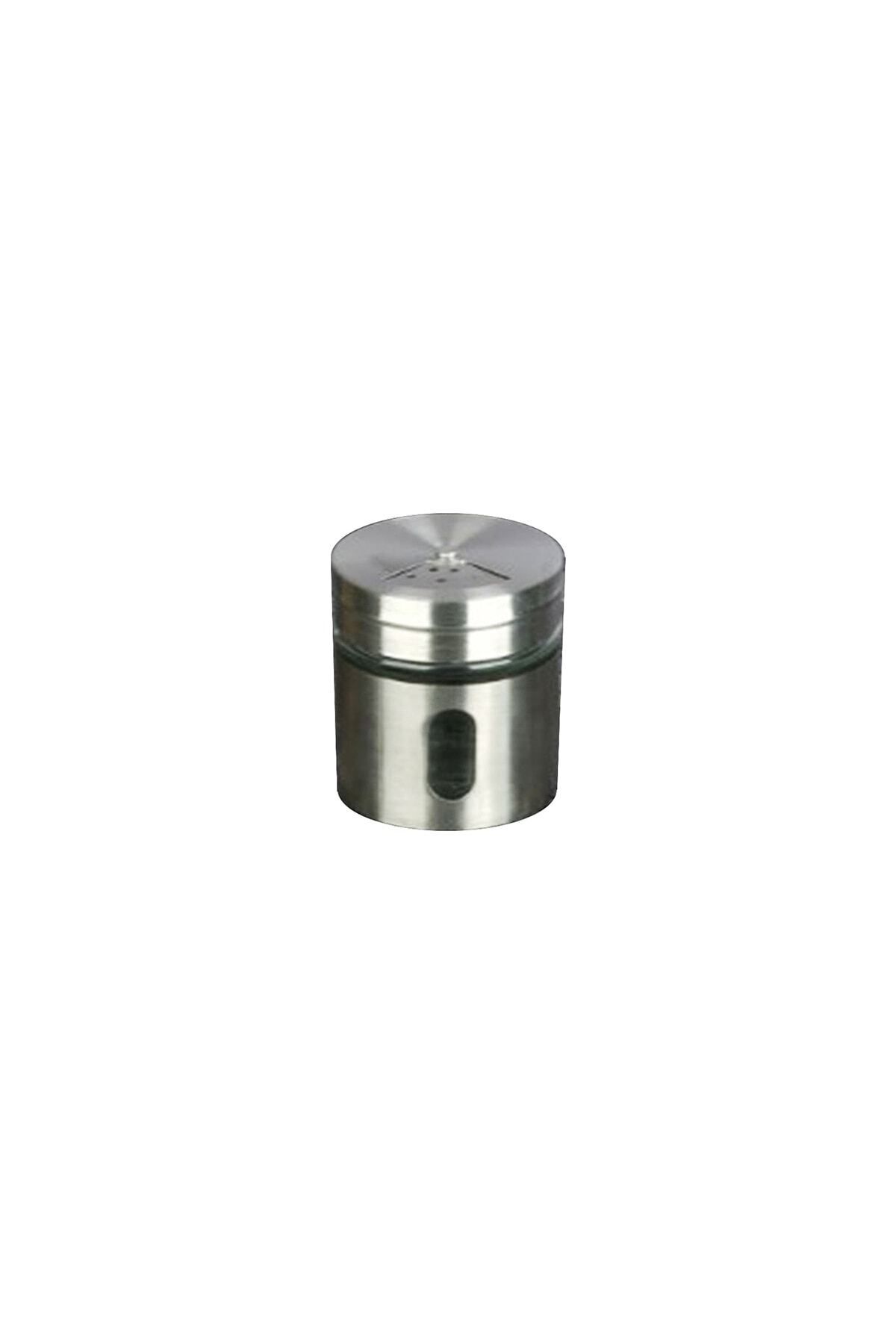 fatih avm-86394 Metal 5.5cm Inox Glass Spice Rack - Zücc80644 1
