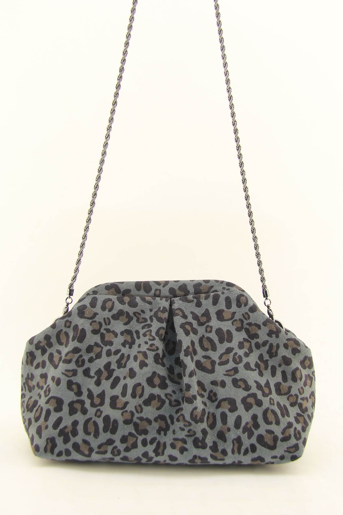 HNB-Shoulder Bag - Gray - Leopard 3