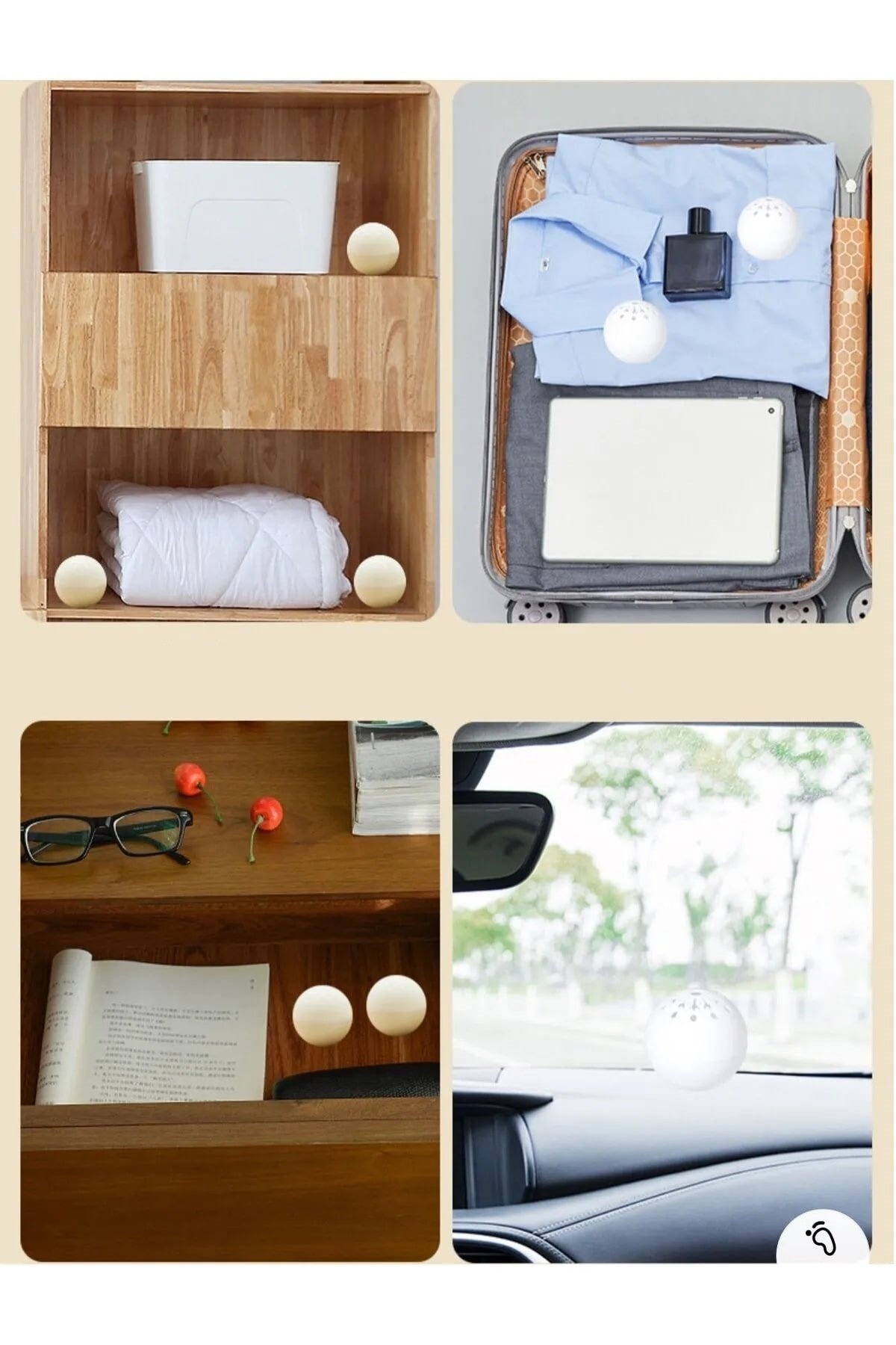 ست توپ بوگیر ۶ تکه برای کفش، سبد لباس و کابینت لباس - Fresh — P24869S7488 — تصویر 3 از 5